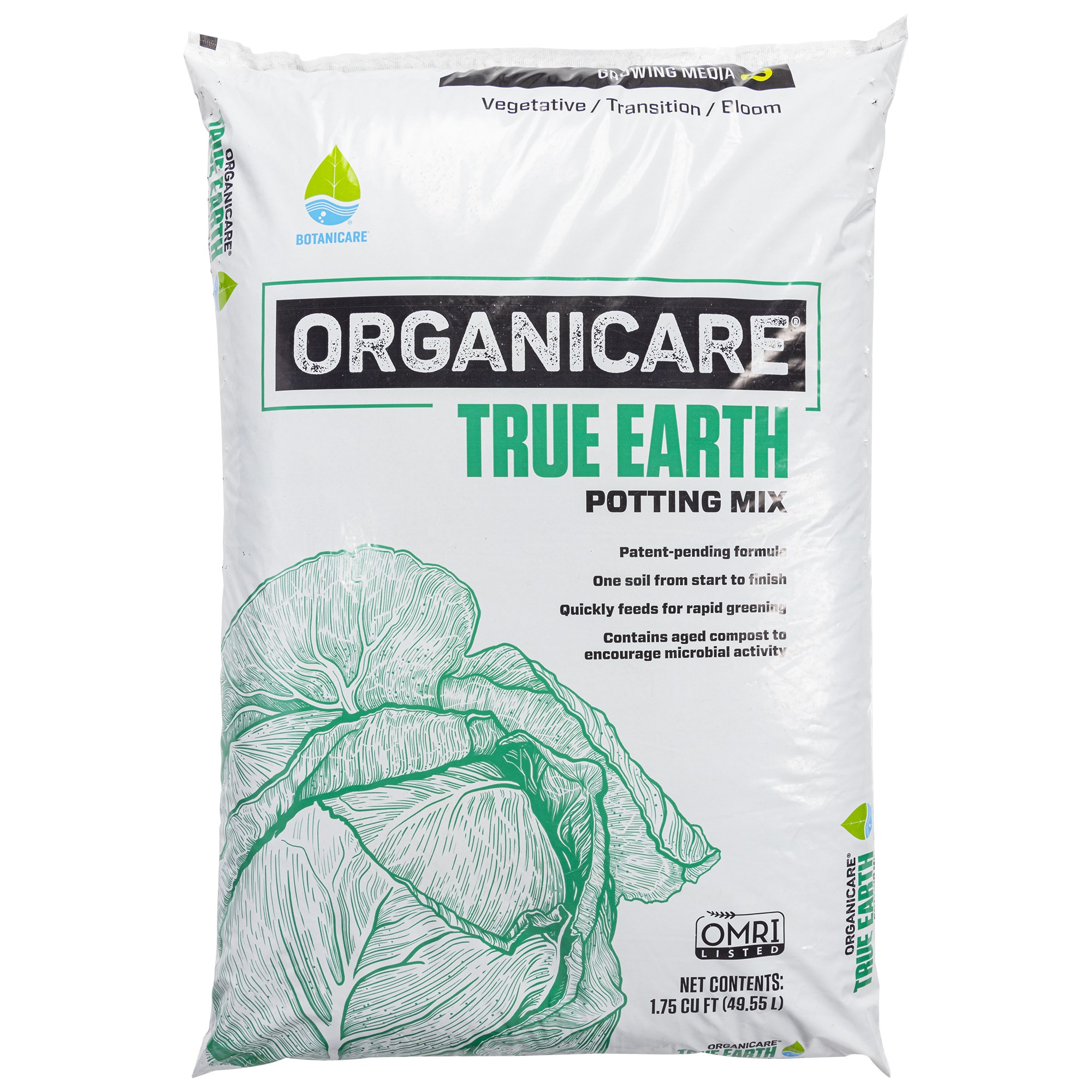 Botanicare Organicare 1.75cf True Earth Potting Mix — Single Unit