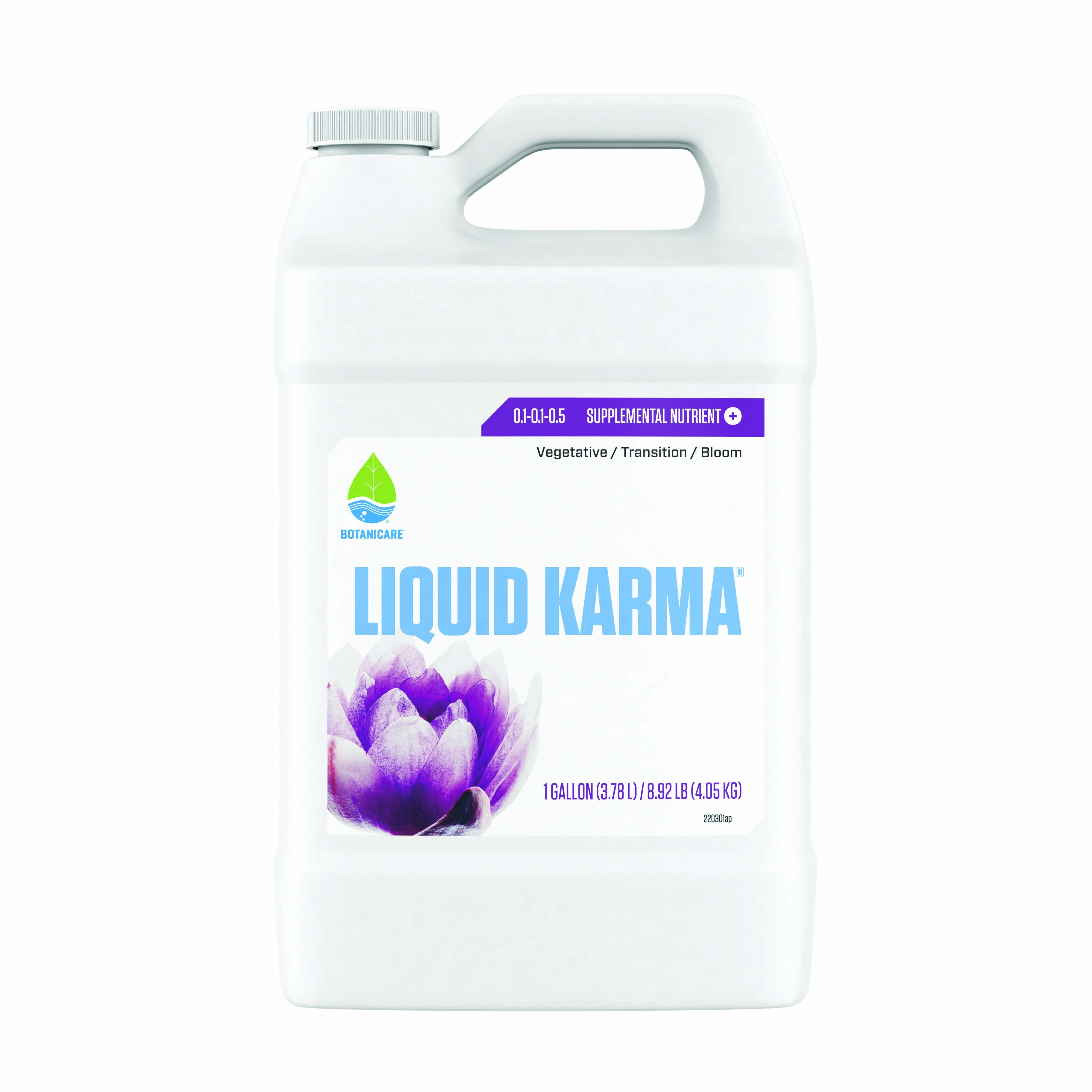 Botanicare 1gal Liquid Karma 0.1-0.1-0.5 — Single Unit