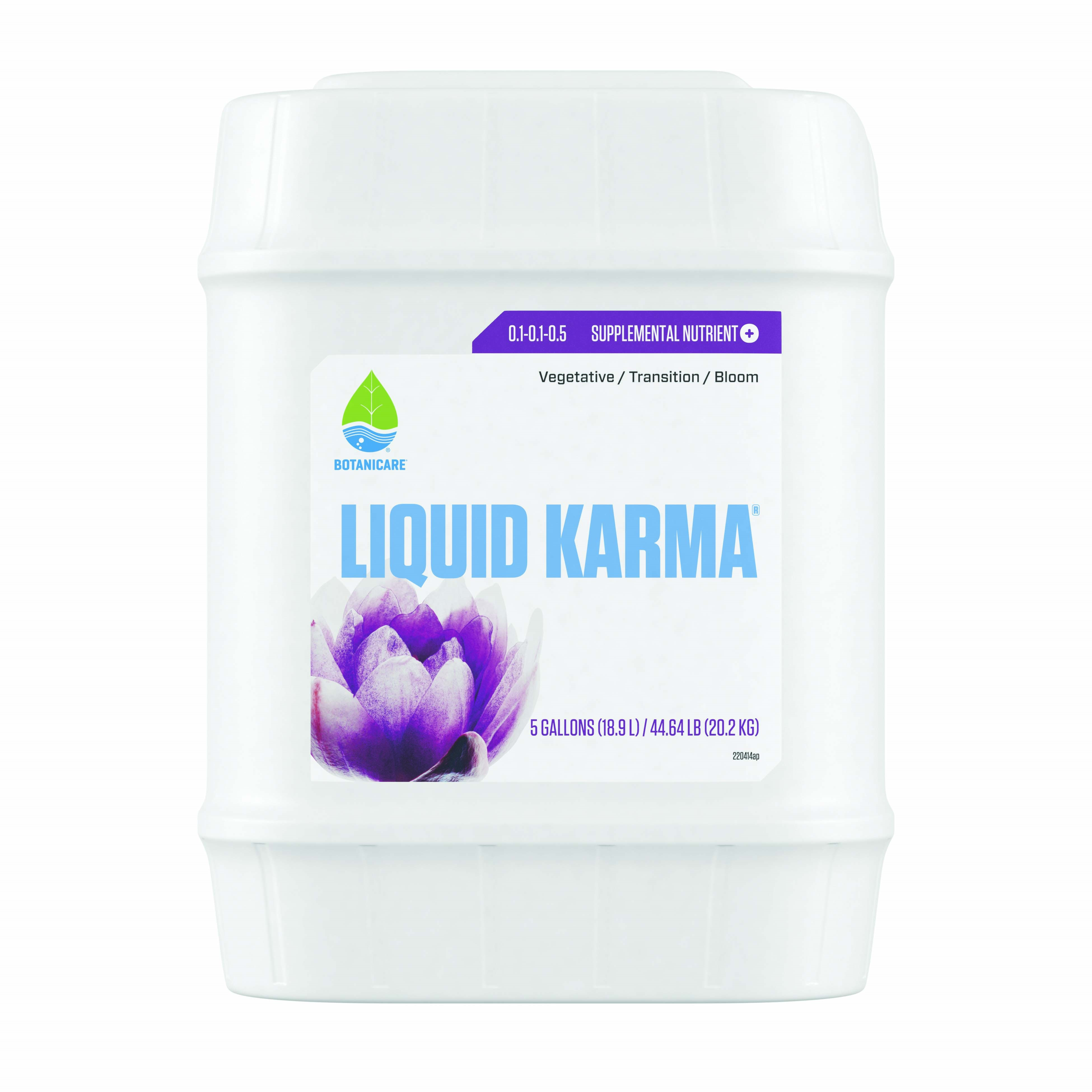 Botanicare 5gal Liquid Karma 0.1-0.1-0.5 — Single Unit