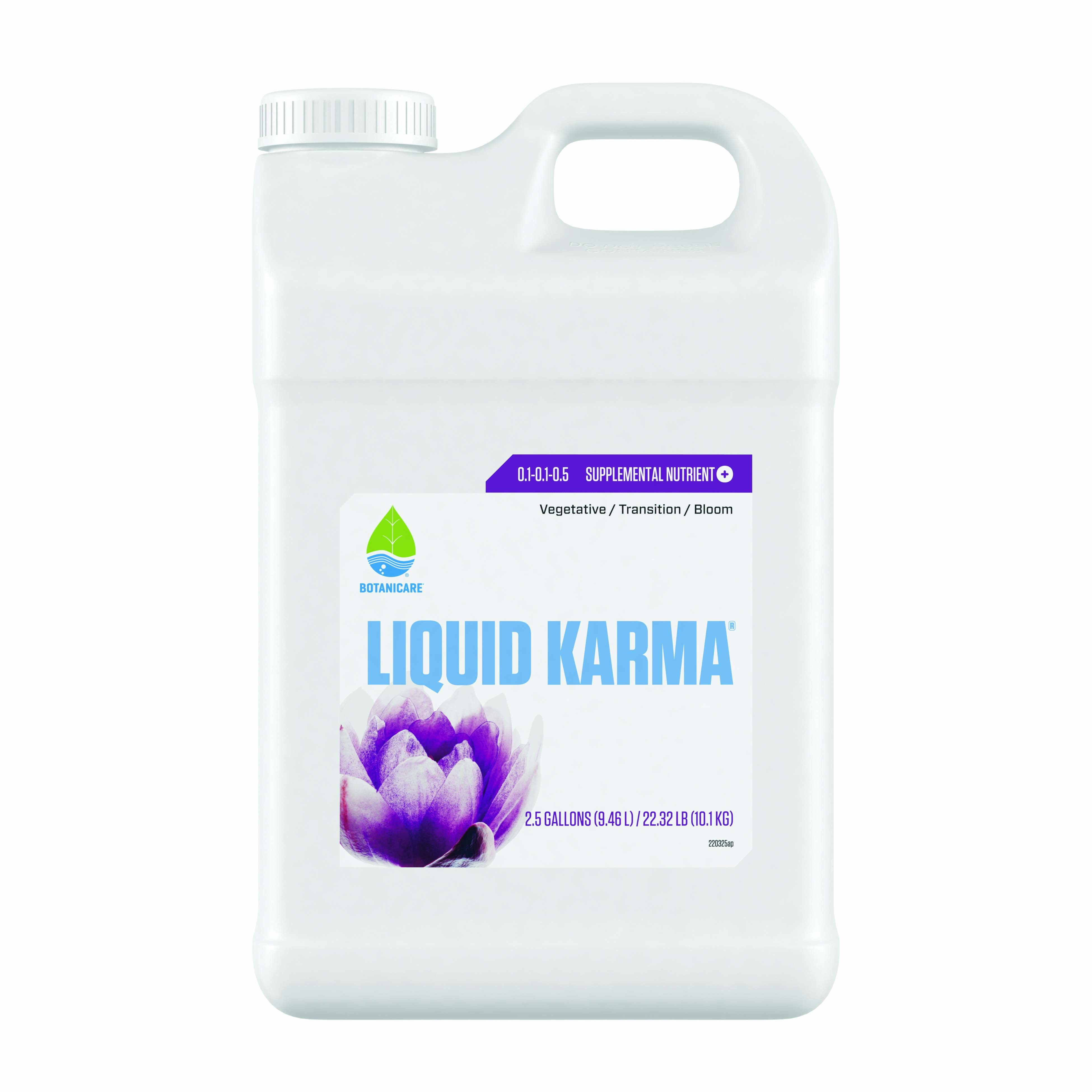 Botanicare 2.5gal Liquid Karma 0.1-0.1-0.5 — Single Unit