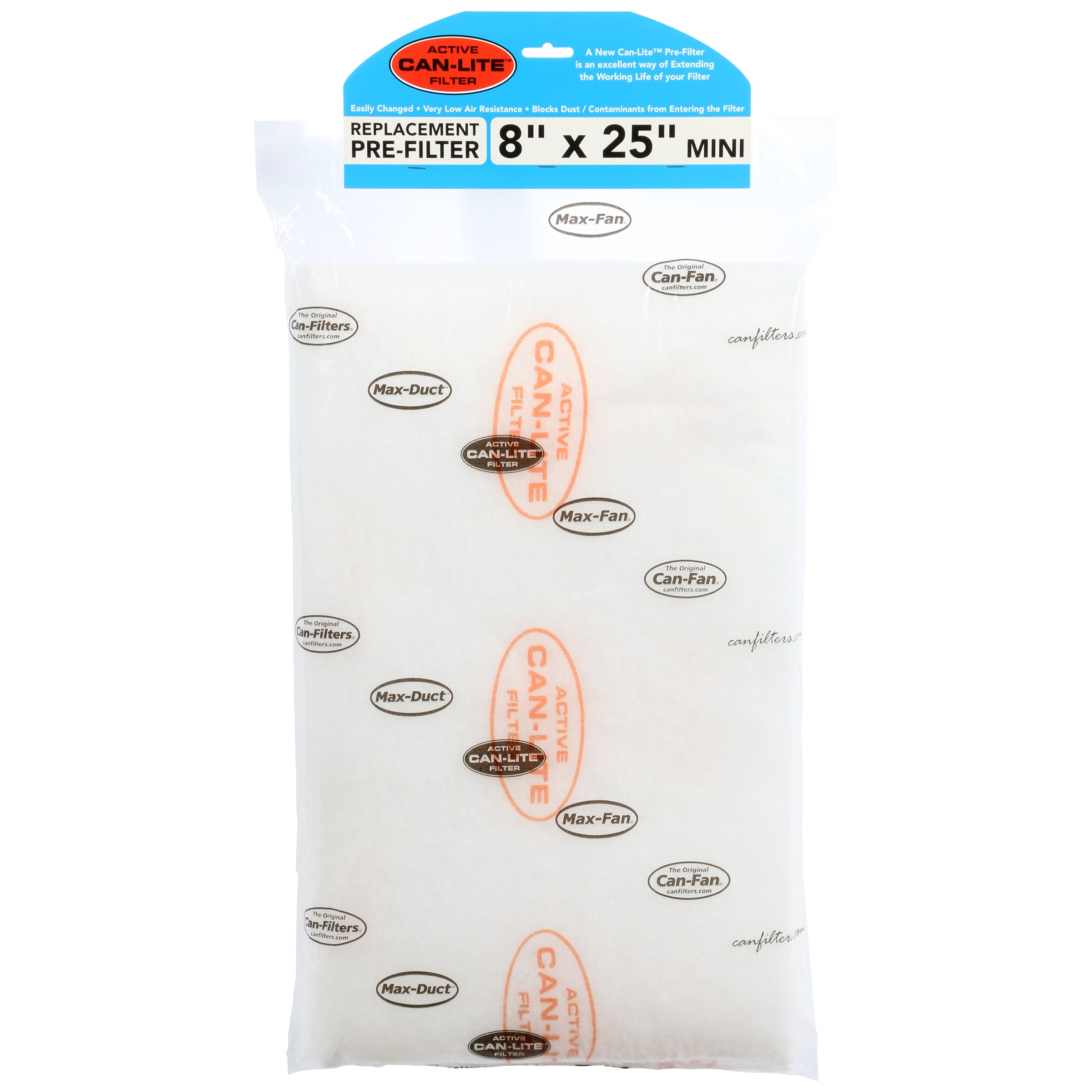 Can-Lite 8in Mini (Packaged) Pre-Filter — Single Unit