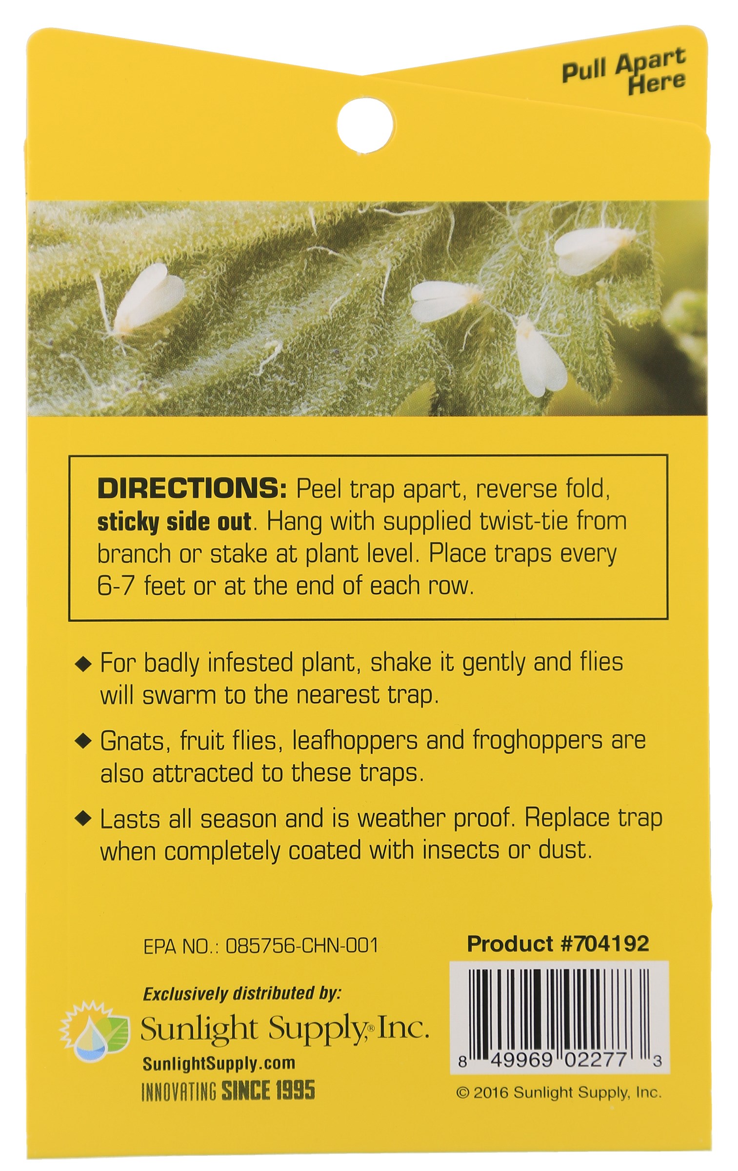 Grower's Edge 5pc Aphid Whitefly Sticky Trap — Single Unit - Image 2