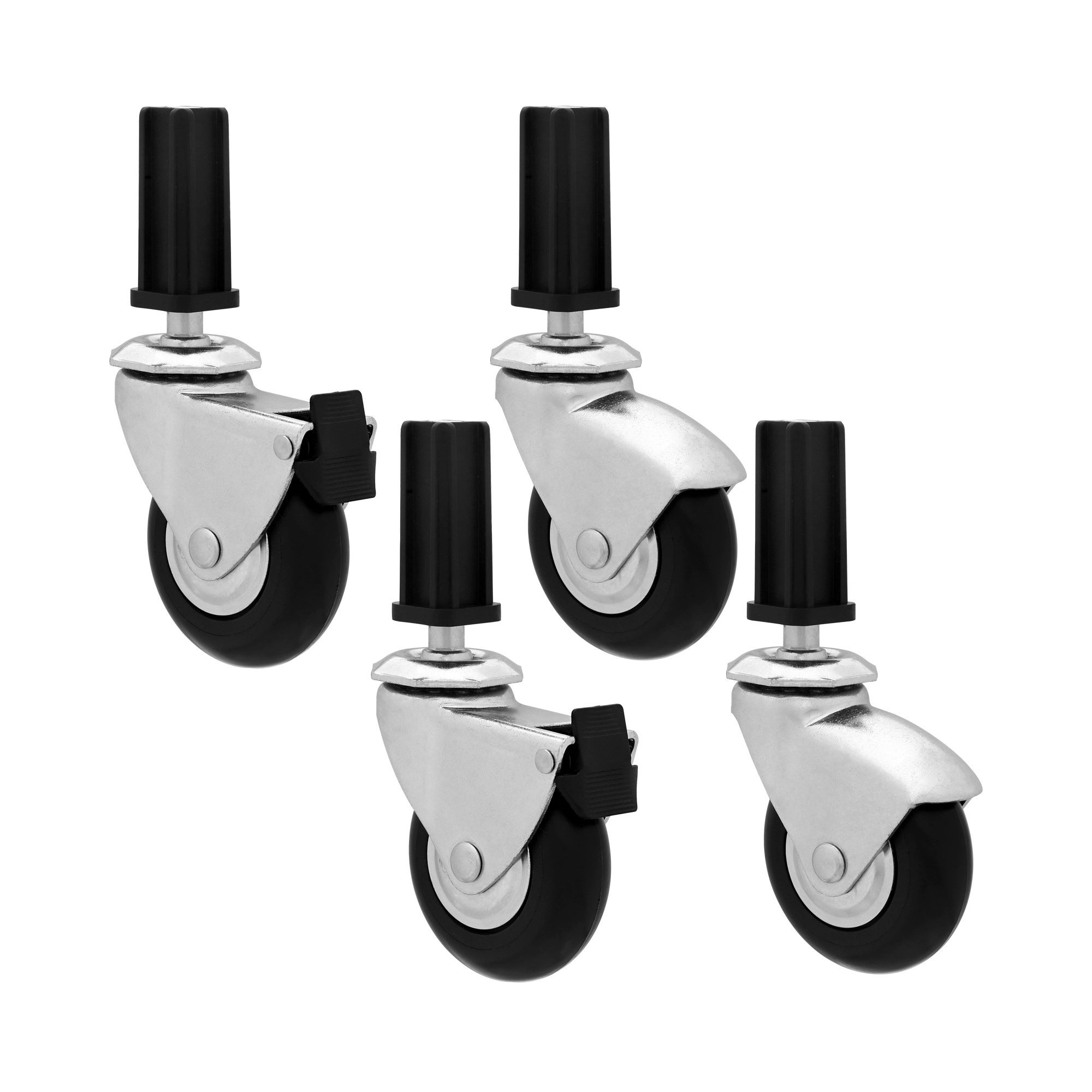 Fast Fit 4pc HD Caster Wheels — Single Unit