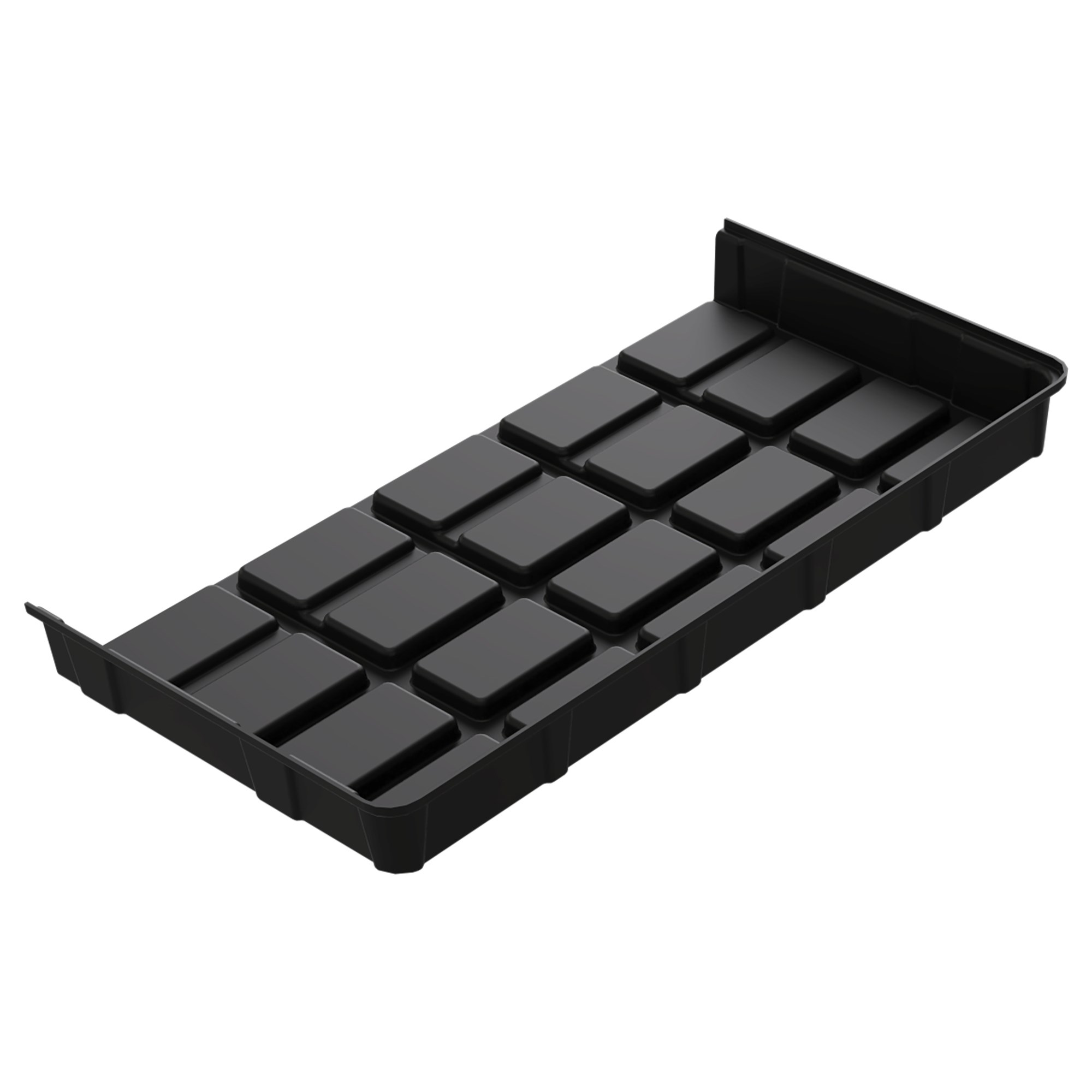 Botanicare 4ft W x 2ft L ABS End Tray Black — Single Unit