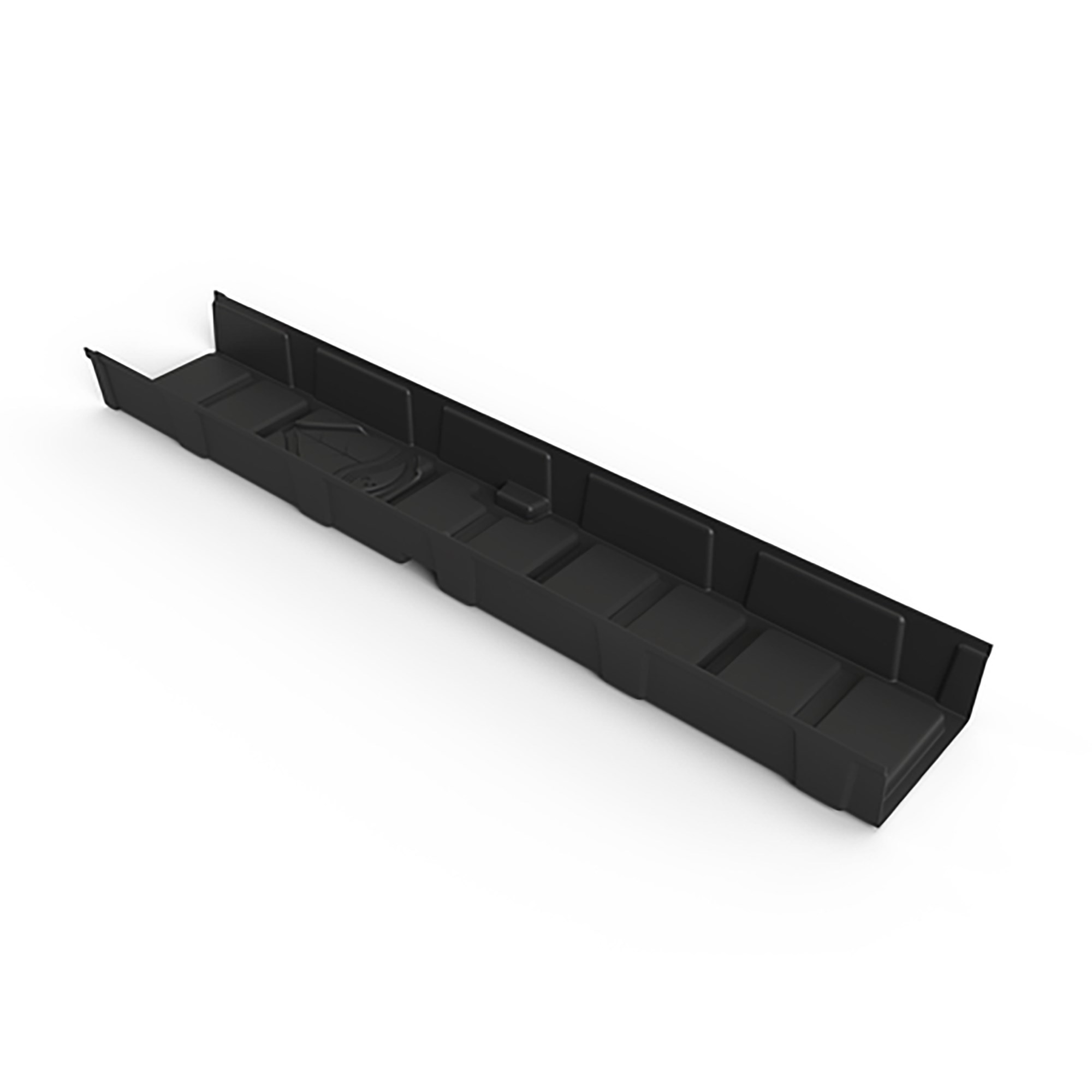 Botanicare Mid Gutter Tray Black — Single Unit
