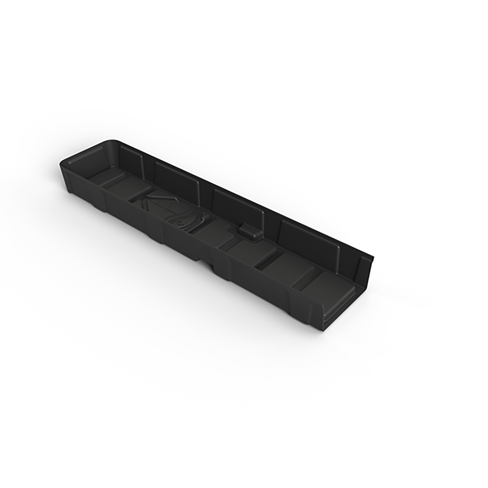 Botanicare 4ft L End Gutter Tray Black — Single Unit