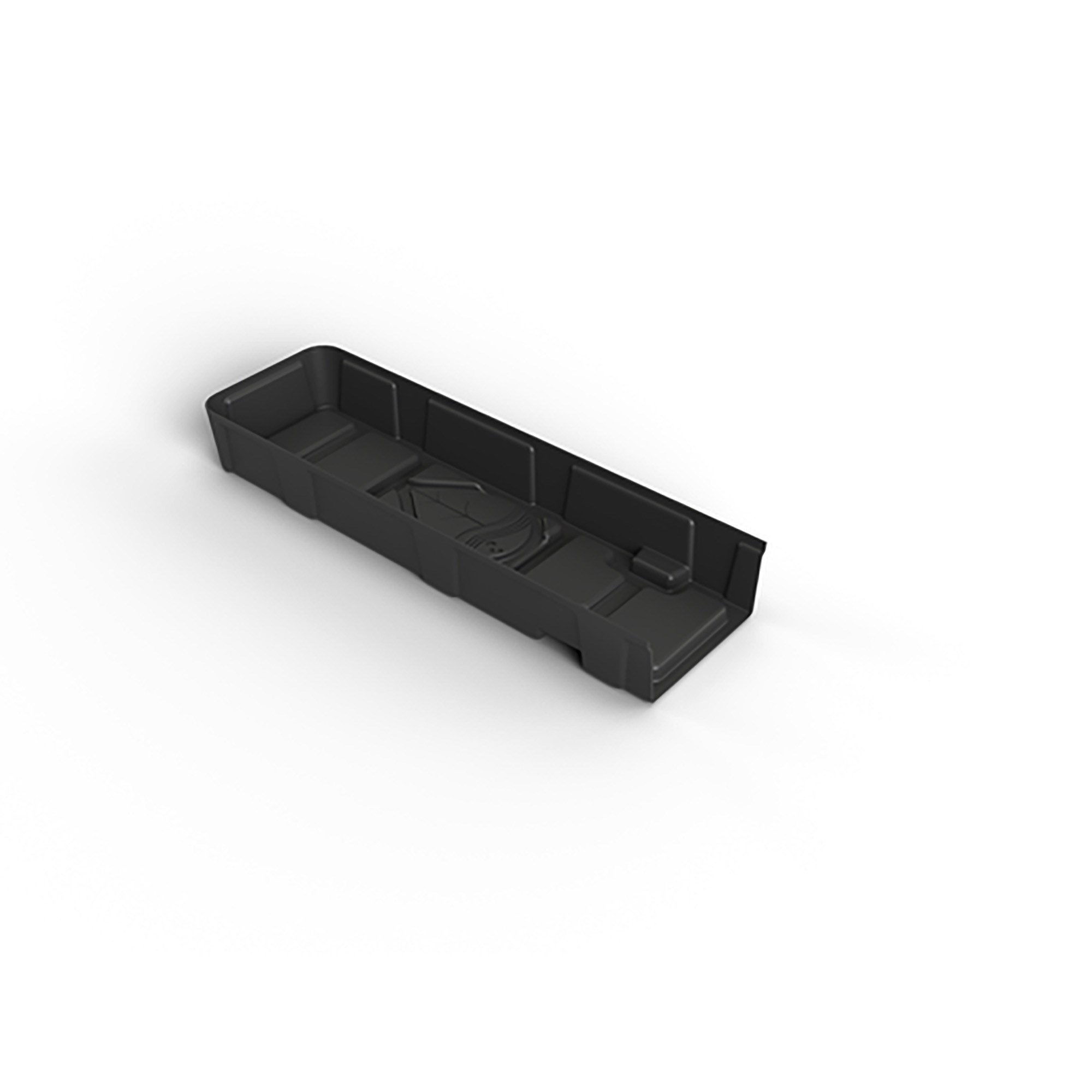 Botanicare 3ft L End Gutter Tray Black — Single Unit