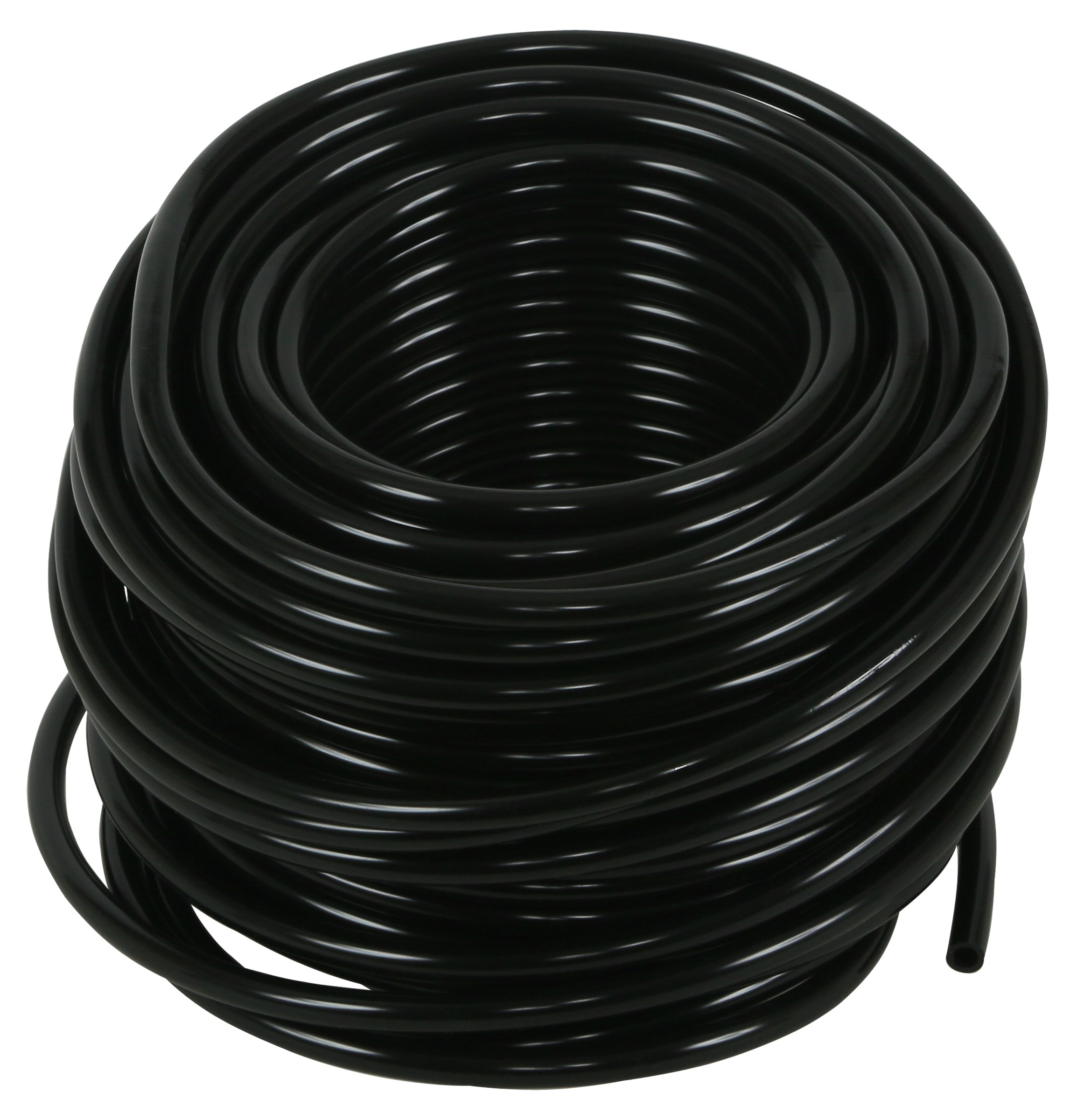 Hydro Flow 100ft Roll Vinyl Tubing Black 3/16in ID 1/4in OD — Single Unit