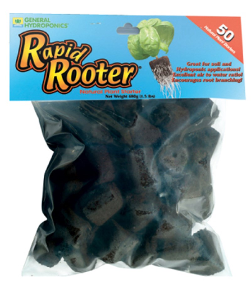 General Hydroponics 50pk Rapid Rooter Replacement Plugs — Single Unit