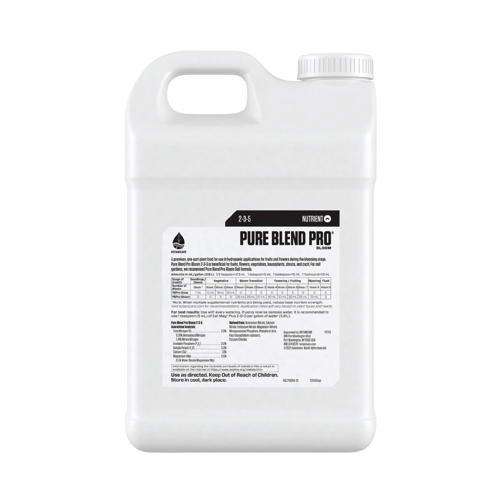 Botanicare 2.5gal Pure Blend Pro Bloom — Single Unit - Image 2