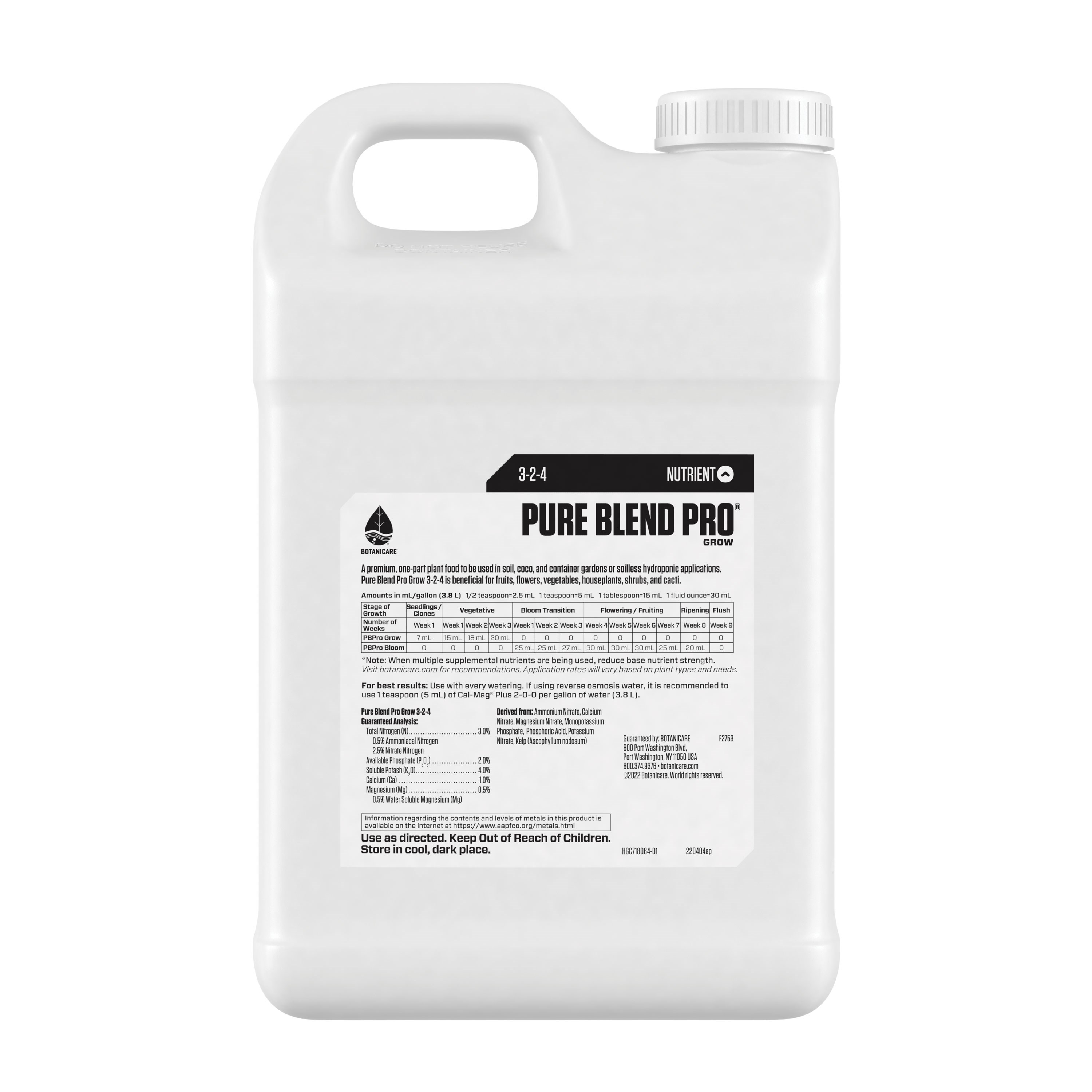 Botanicare 2.5gal Pure Blend Pro Grow — Single Unit - Image 2