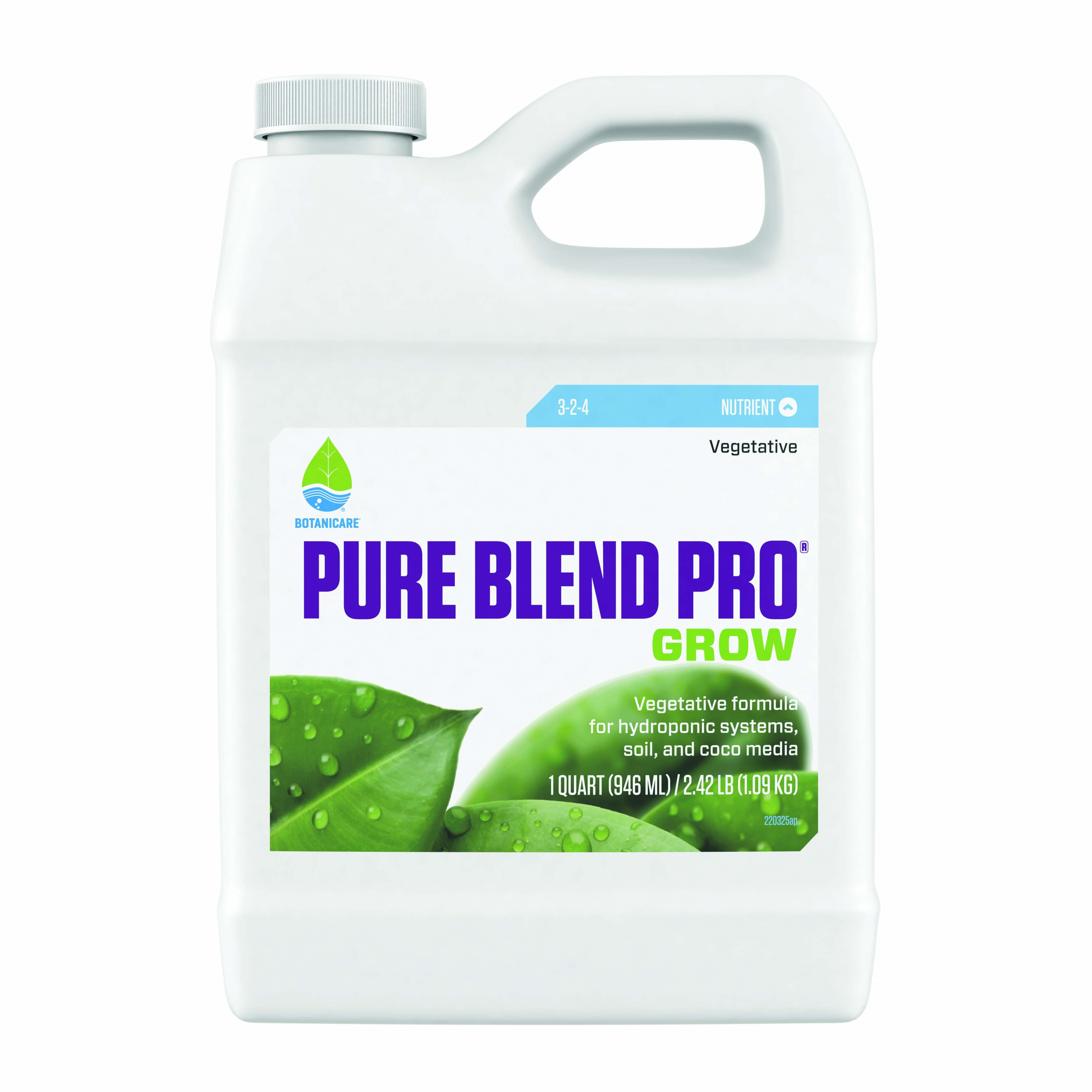 Botanicare 32oz Pure Blend Pro Grow — Single Unit
