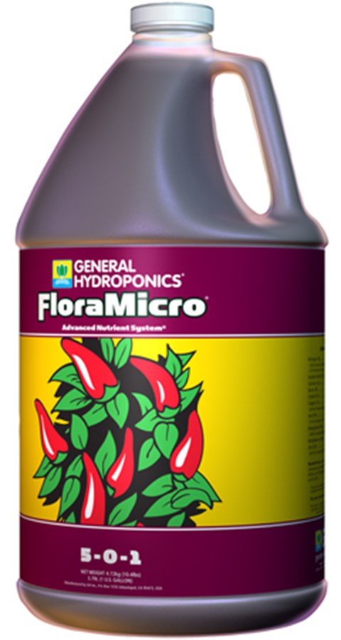 General Hydroponics 1gal Flora Micro — Single Unit
