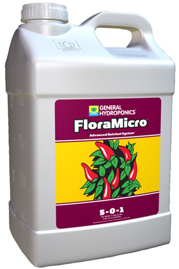 General Hydroponics 2.5gal Flora Micro — Single Unit