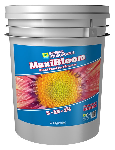 General Hydroponics 50# MaxiBloom 5-15-14 — Single Unit