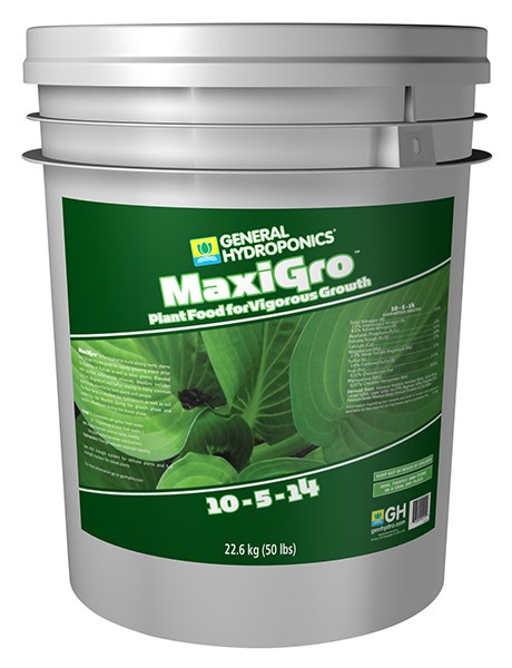 General Hydroponics 50# MaxiGro 10-5-14 — Single Unit