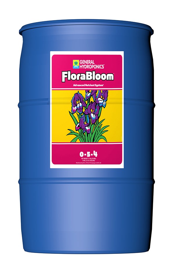 General Hydroponics 55gal FloraBloom 0-5-4 — Single Unit