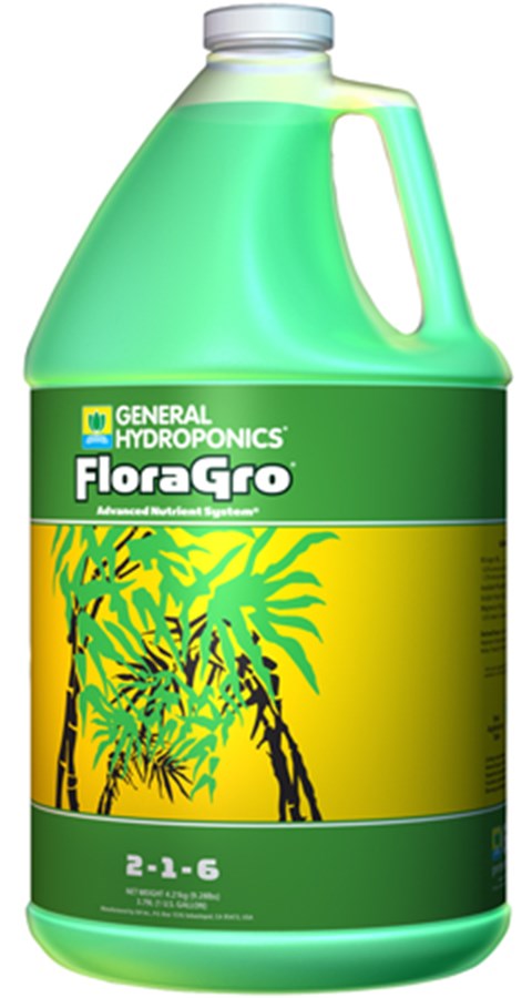 General Hydroponics 1gal Flora Gro — Single Unit