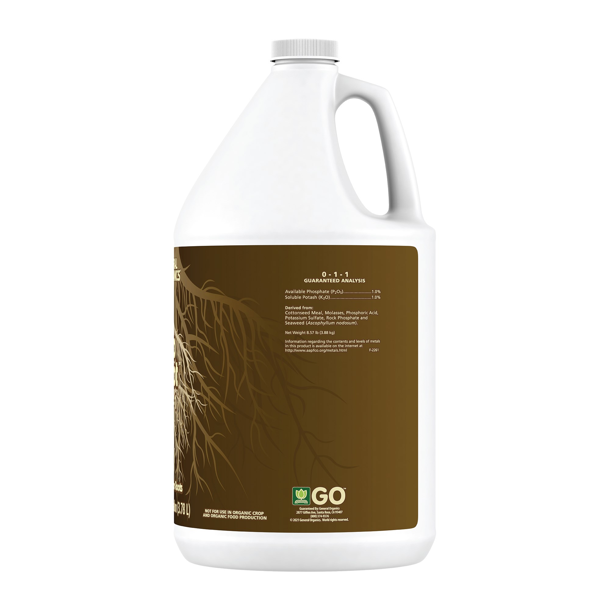 General Organics 1gal BioRoot — Single Unit - Image 3