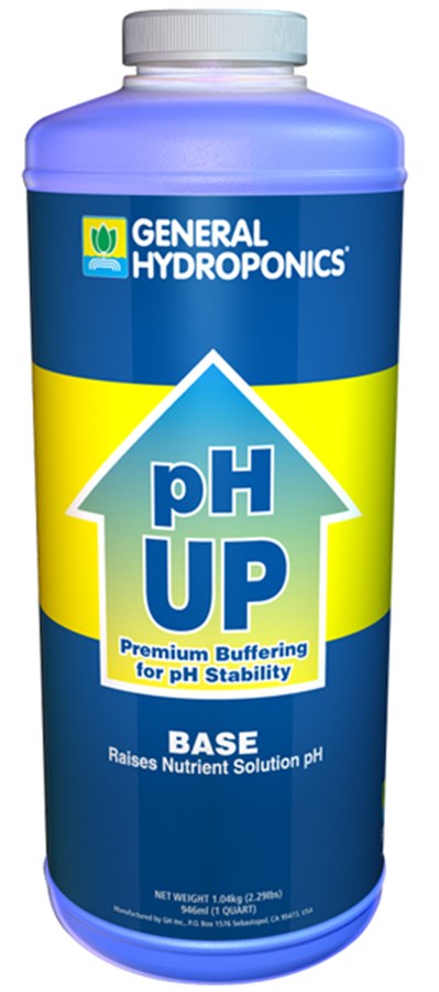 General Hydroponics 32oz pH Up Liquid — Single Unit