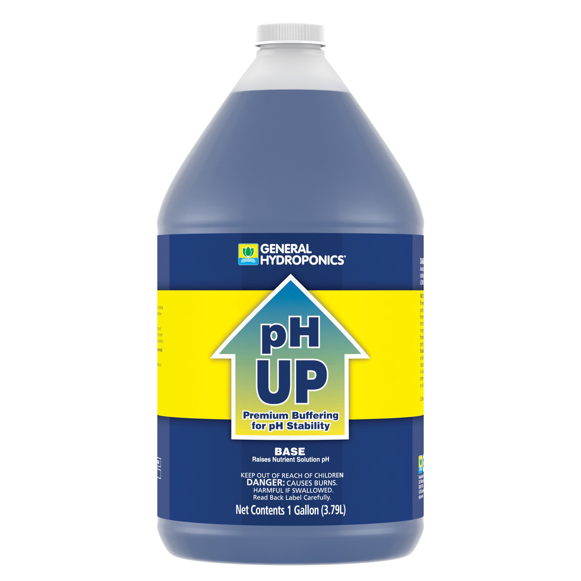 General Hydroponics 1gal pH Up Liquid — Single Unit
