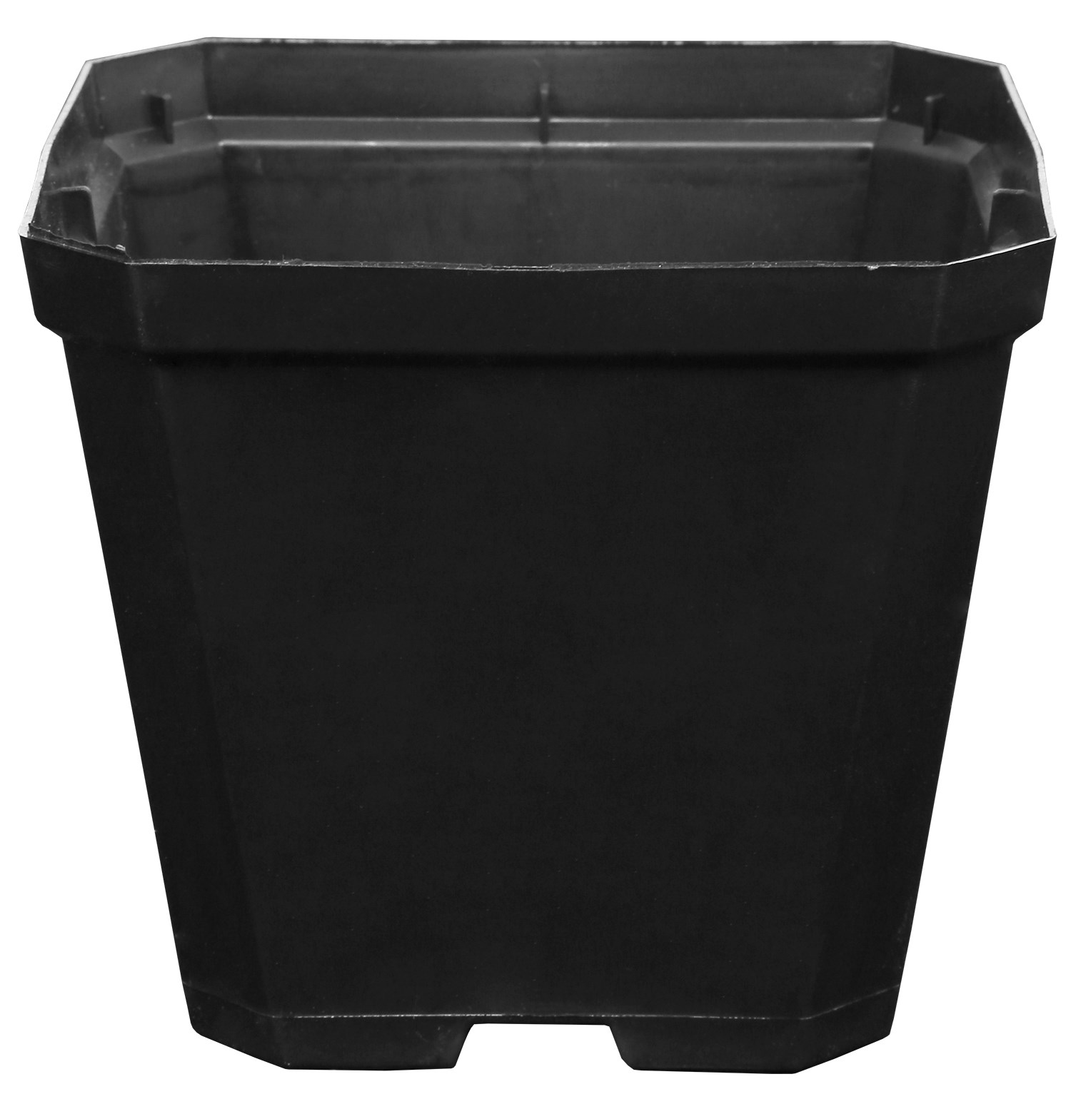 Gro Pro 4 in x 4 in x 3.5 in Plastic Pot Black — Single Unit - Image 2