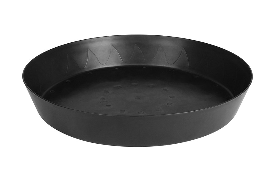 Gro Pro 20in Heavy Duty Saucer w/ Tall Sides Black — Single Unit