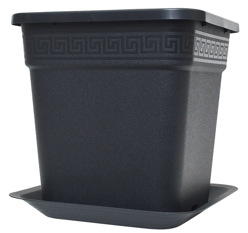Gro Pro 1gal Black Square Pot — Single Unit - Image 3