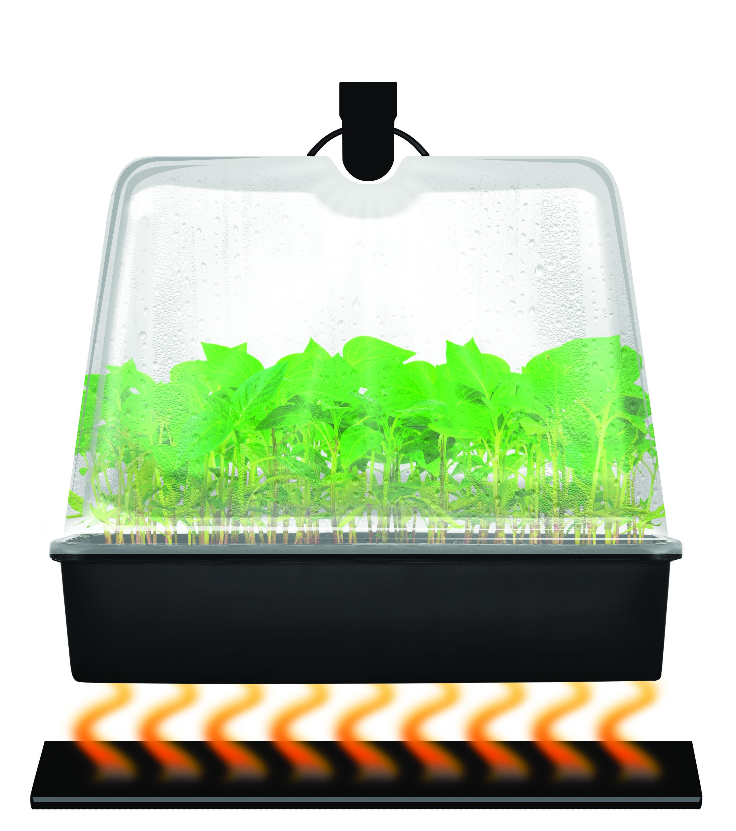 Super Sprouter Premium Heated Propagation Kit w/ T5 Light — Single Unit - Image 2