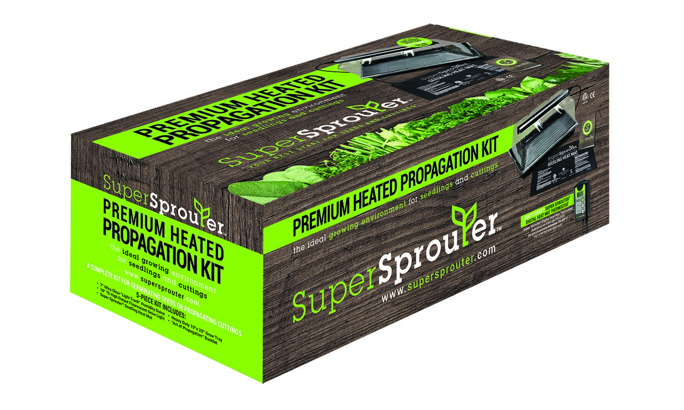 Super Sprouter Premium Heated Propagation Kit w/ T5 Light — Single Unit - Image 3
