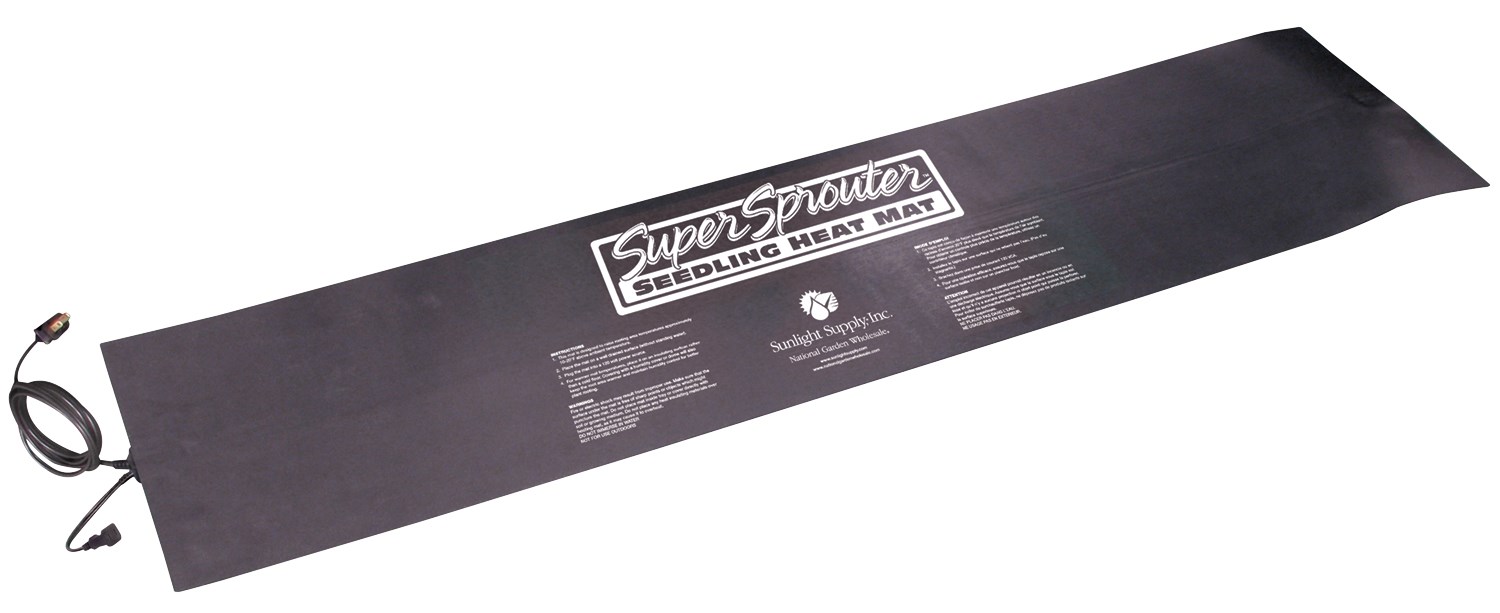 Super Sprouter 12in x 48in 2 Tray Seedling Heat Mat Daisy-Chainable — Single Unit