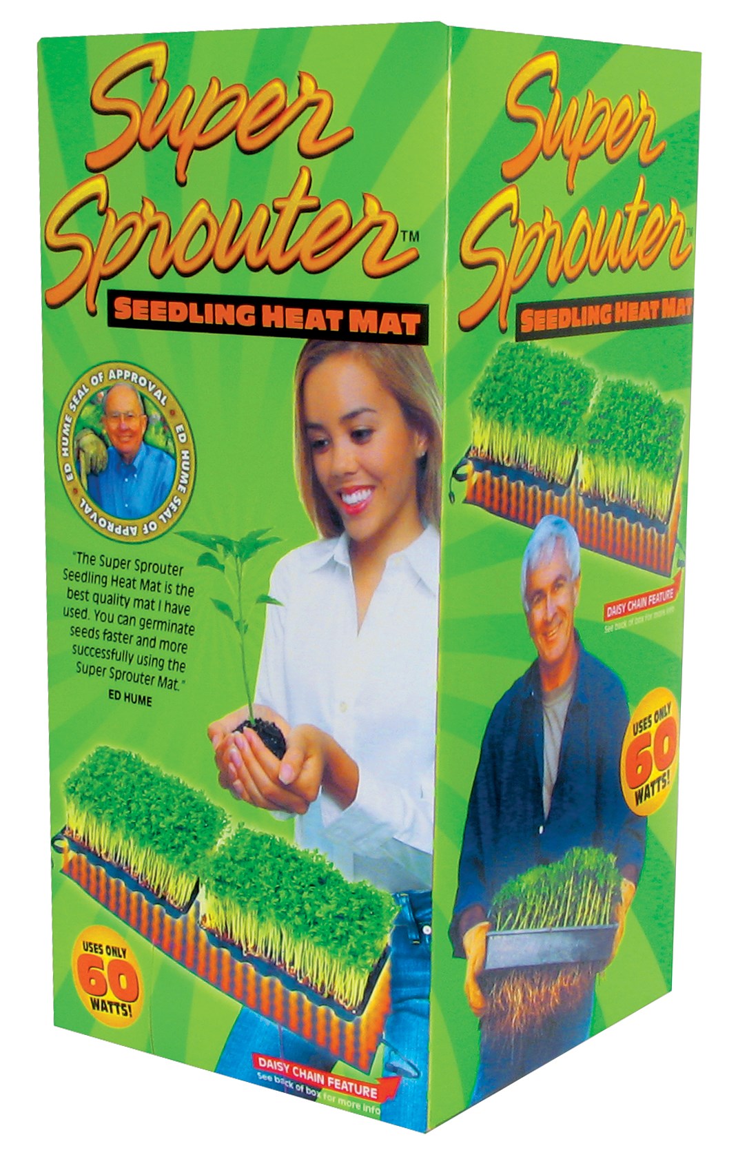 Super Sprouter 12in x 48in 2 Tray Seedling Heat Mat Daisy-Chainable — Single Unit - Image 3