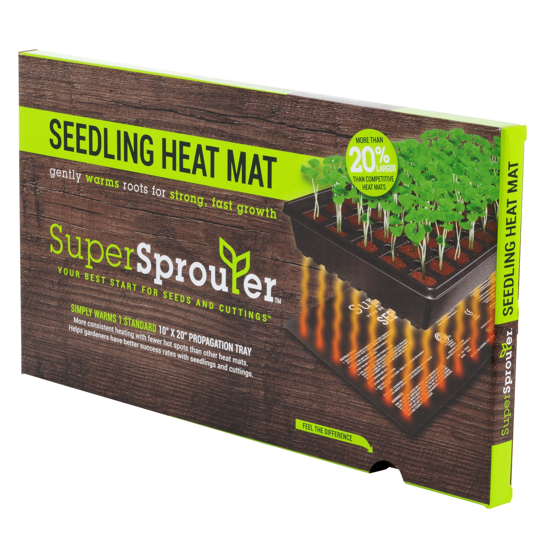 Super Sprouter 10in x 21in Seedling Heat Mat — Single Unit - Image 3