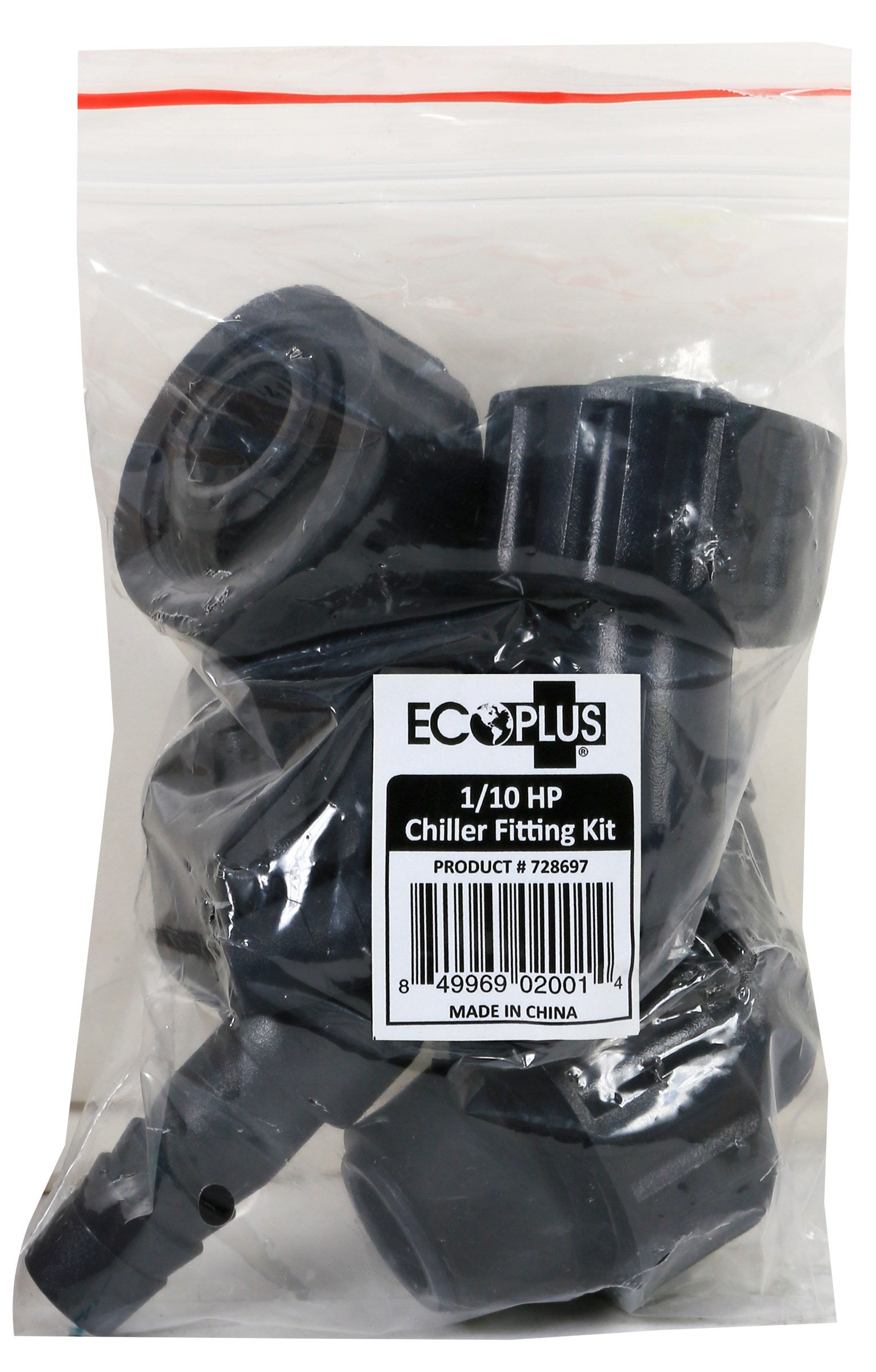 EcoPlus 1/10 HP Chiller Fitting Kit (728695) — Single Unit - Image 2