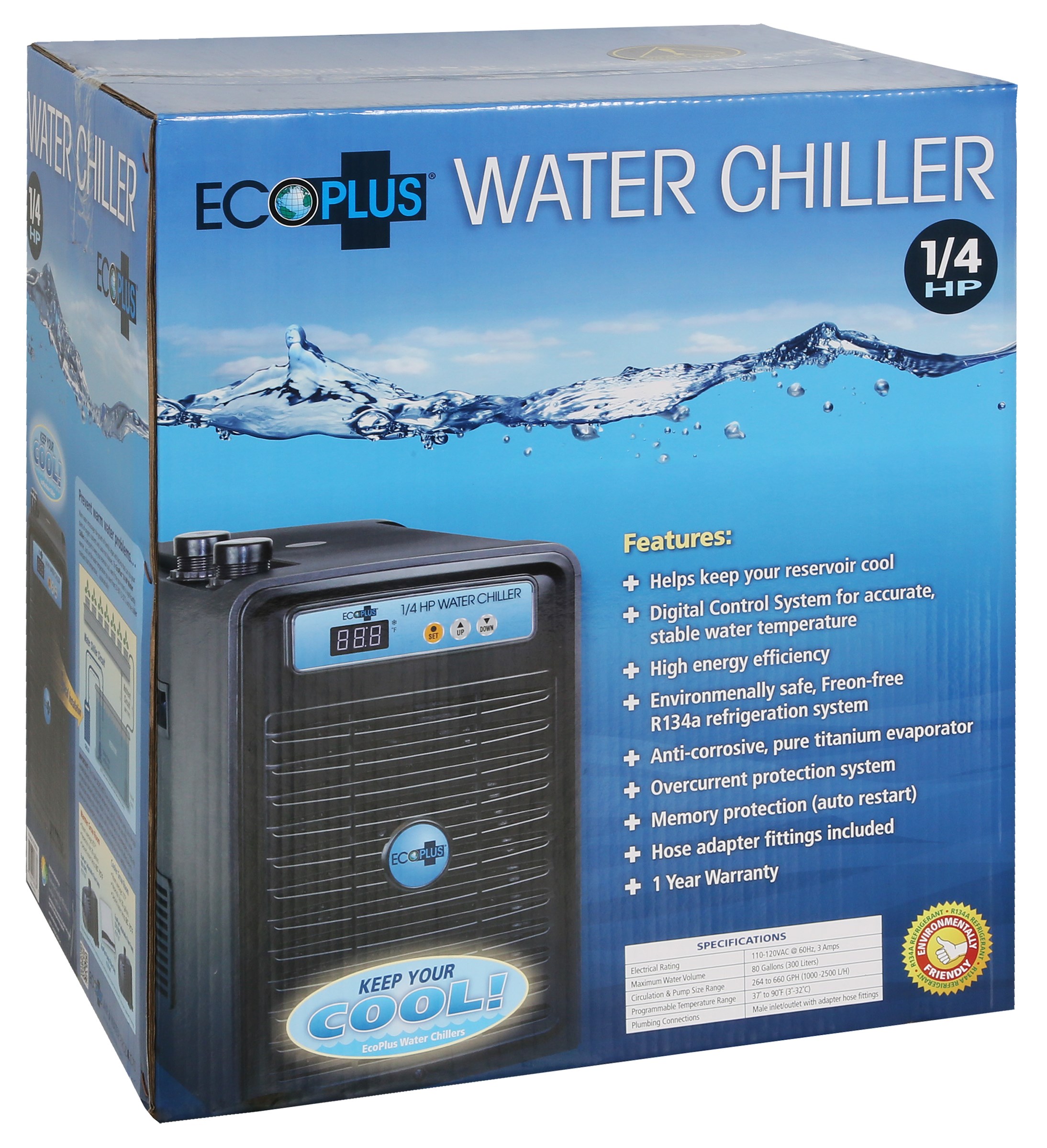 EcoPlus 1/4 HP Chiller — Single Unit - Image 2