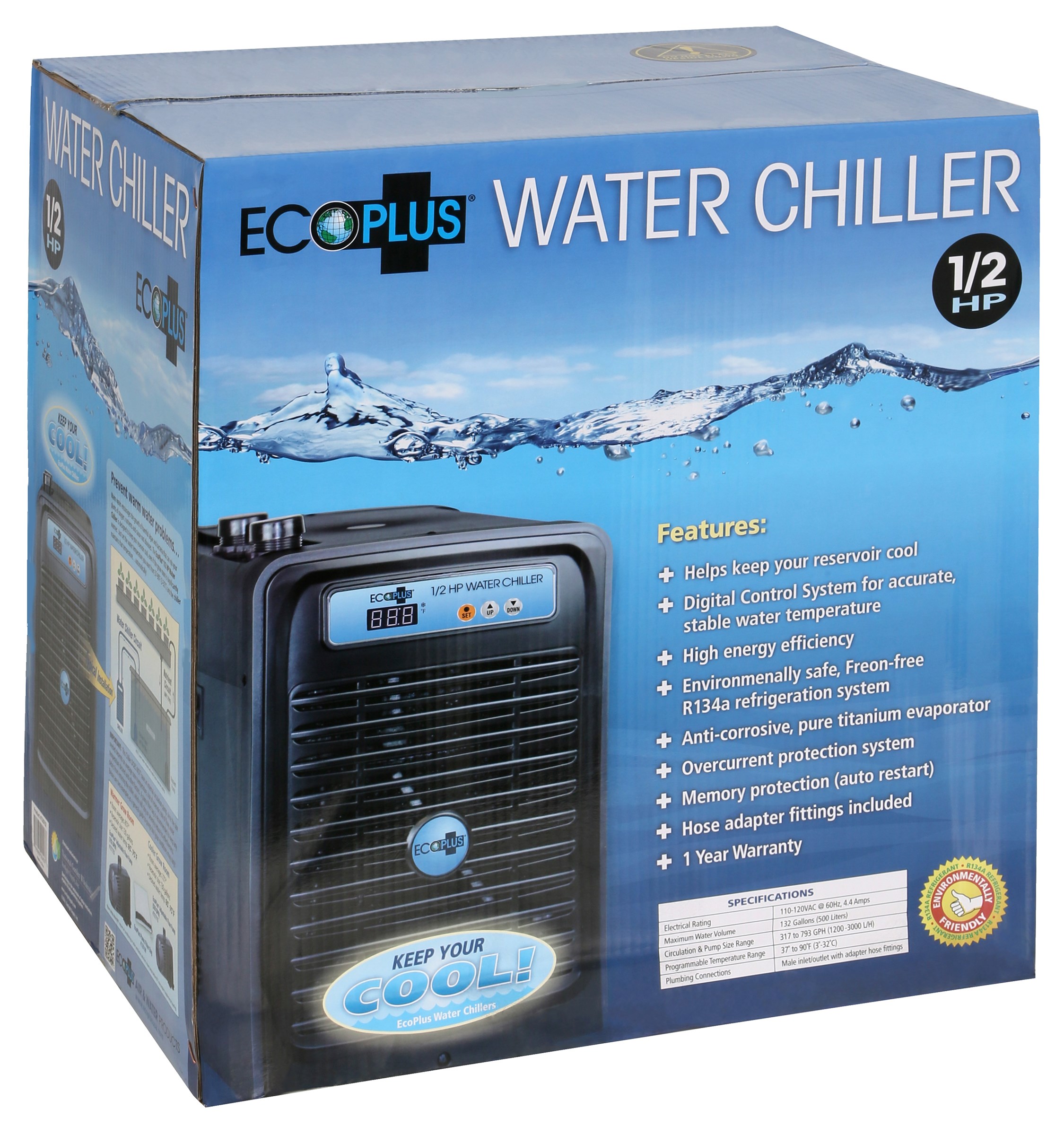 EcoPlus 1/2 HP Chiller — Single Unit - Image 2