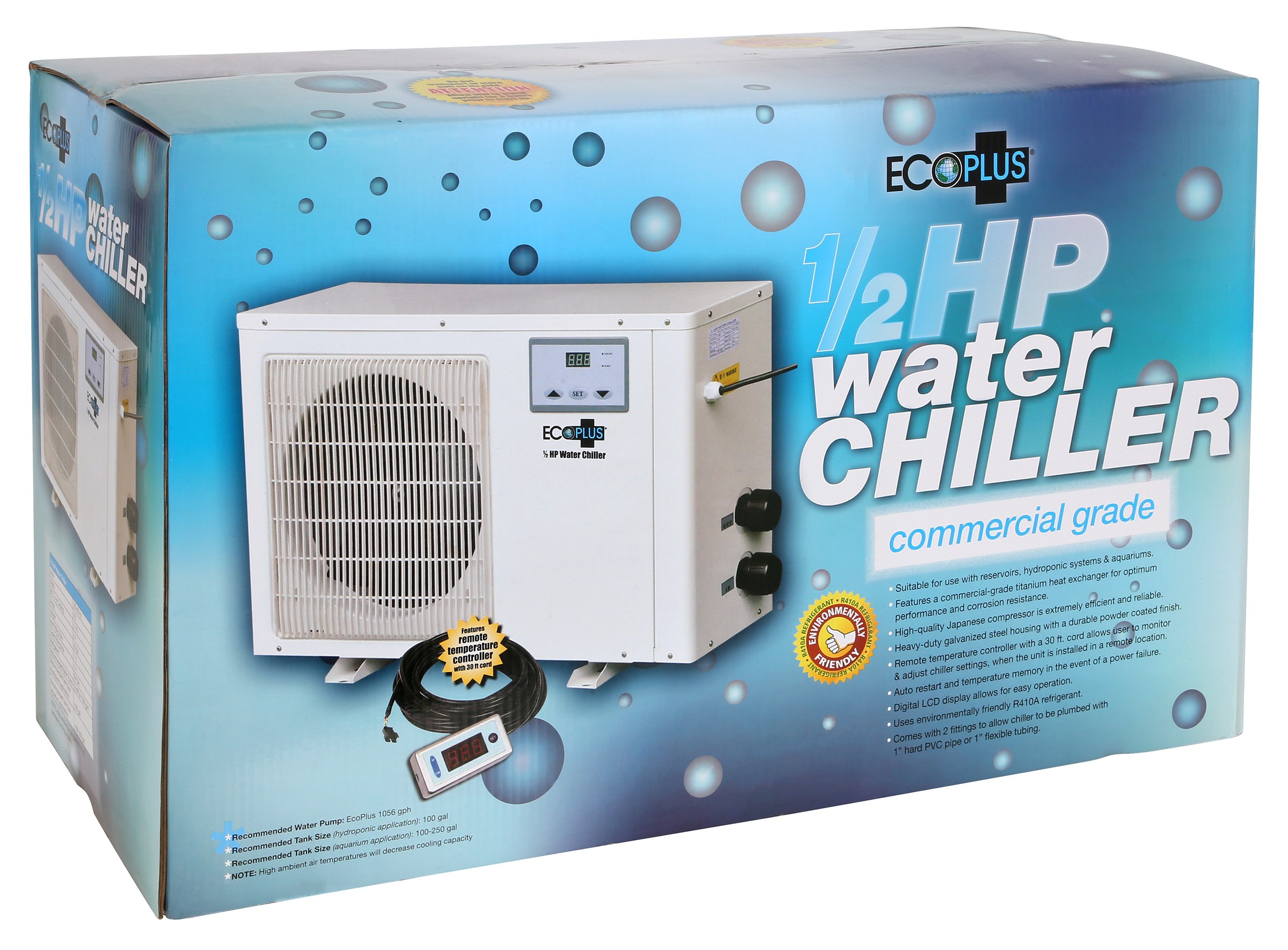 EcoPlus 1/2 HP Commercial Grade Water Chiller — Single Unit - Image 3