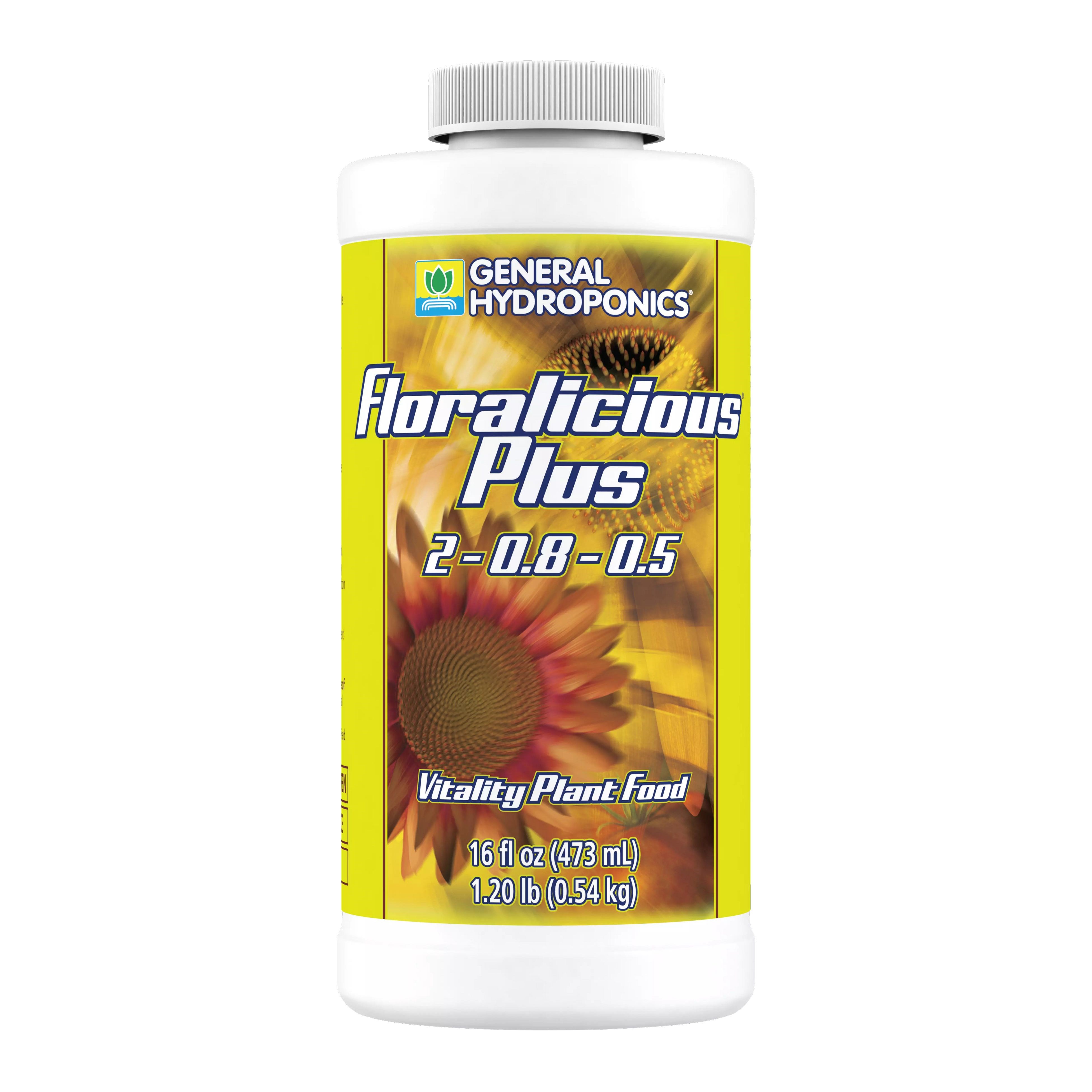 General Hydroponics 16oz Floralicious Plus 2-0.8-0.5 — Single Unit