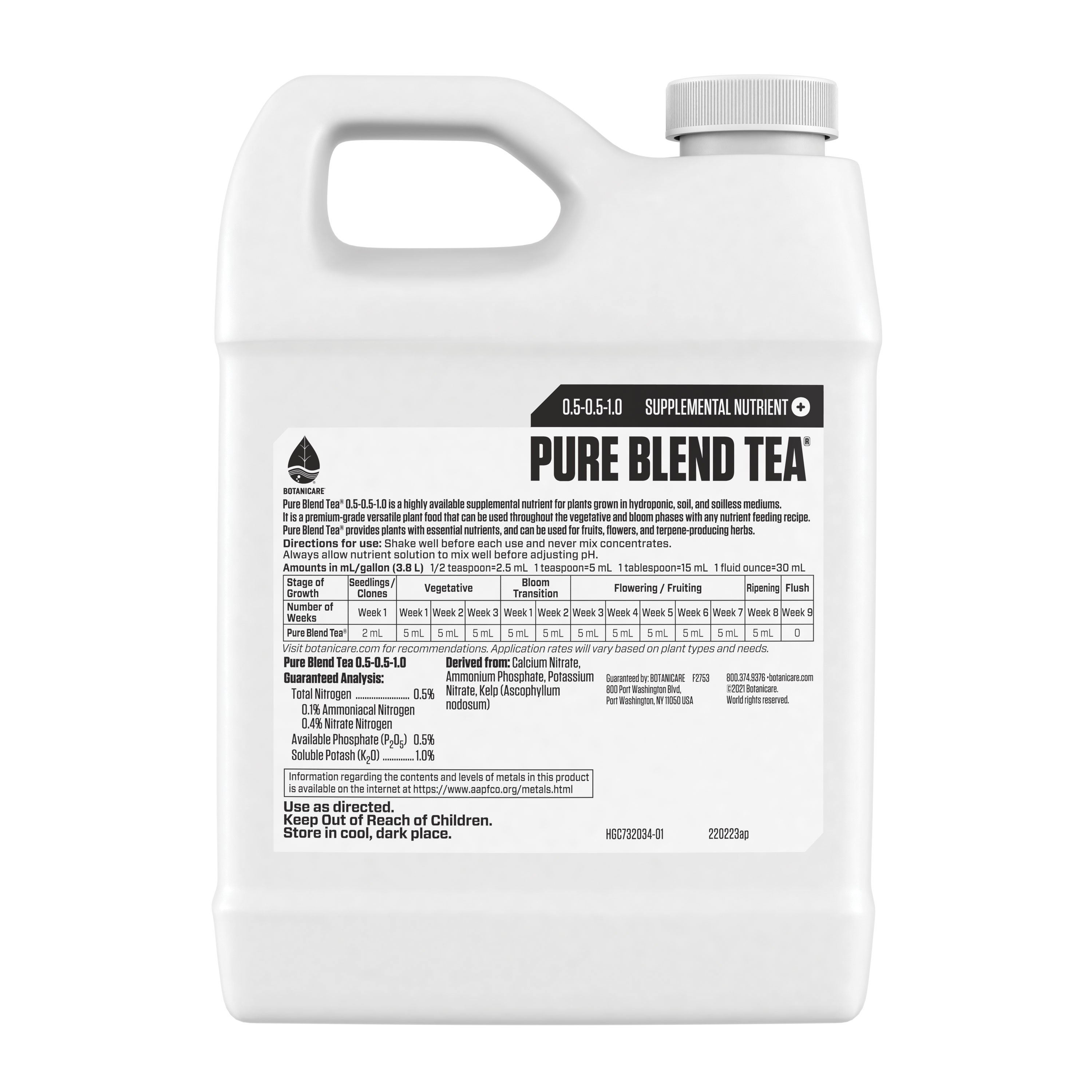 Botanicare 32oz Pure Blend Tea — Single Unit - Image 2