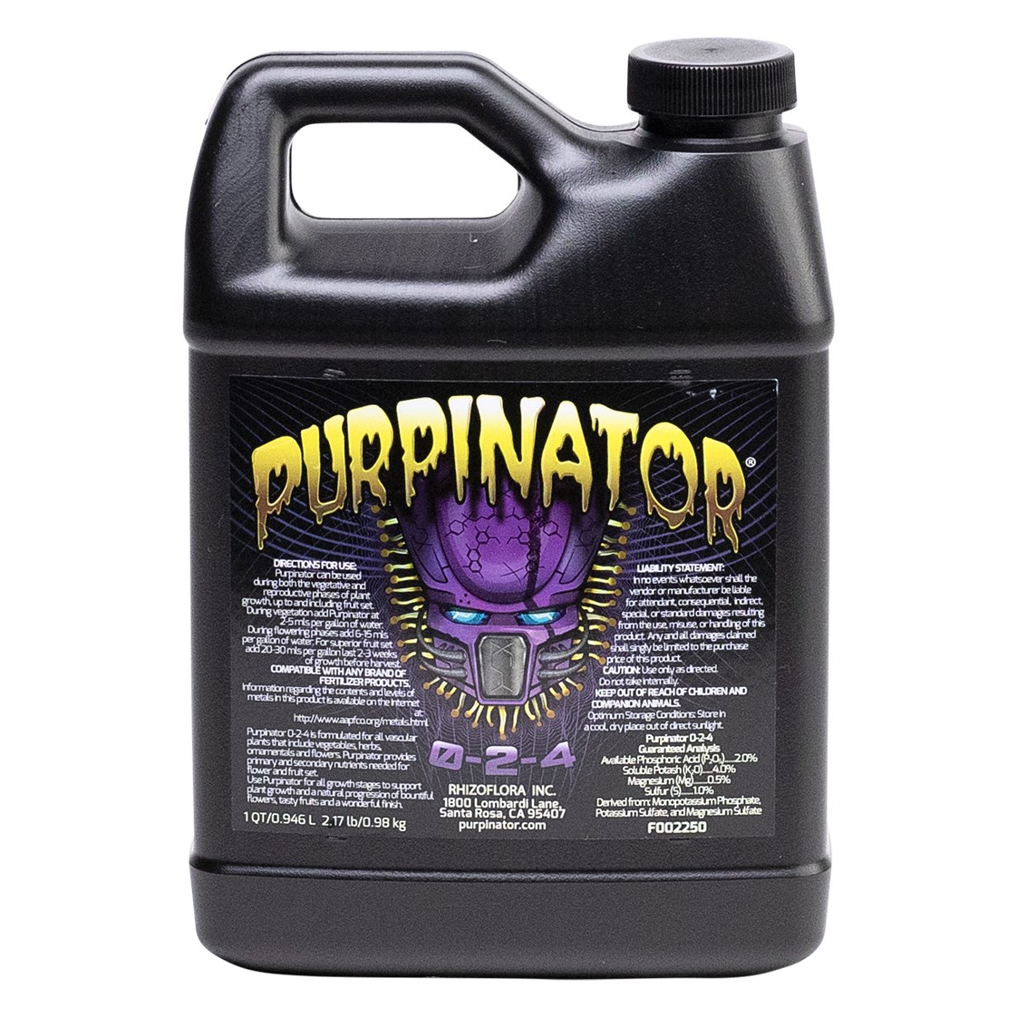 General Hydroponics 32oz Purpinator — Single Unit