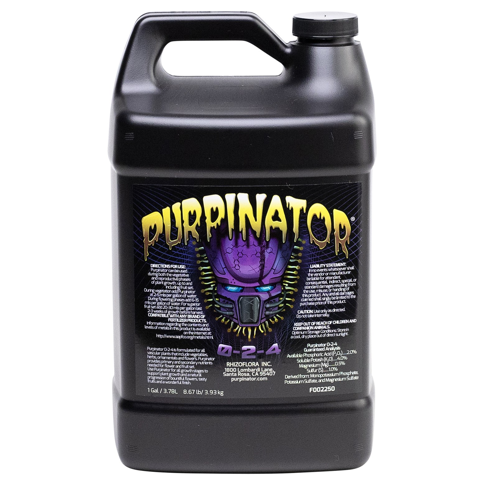 General Hydroponics 1gal Purpinator — Single Unit