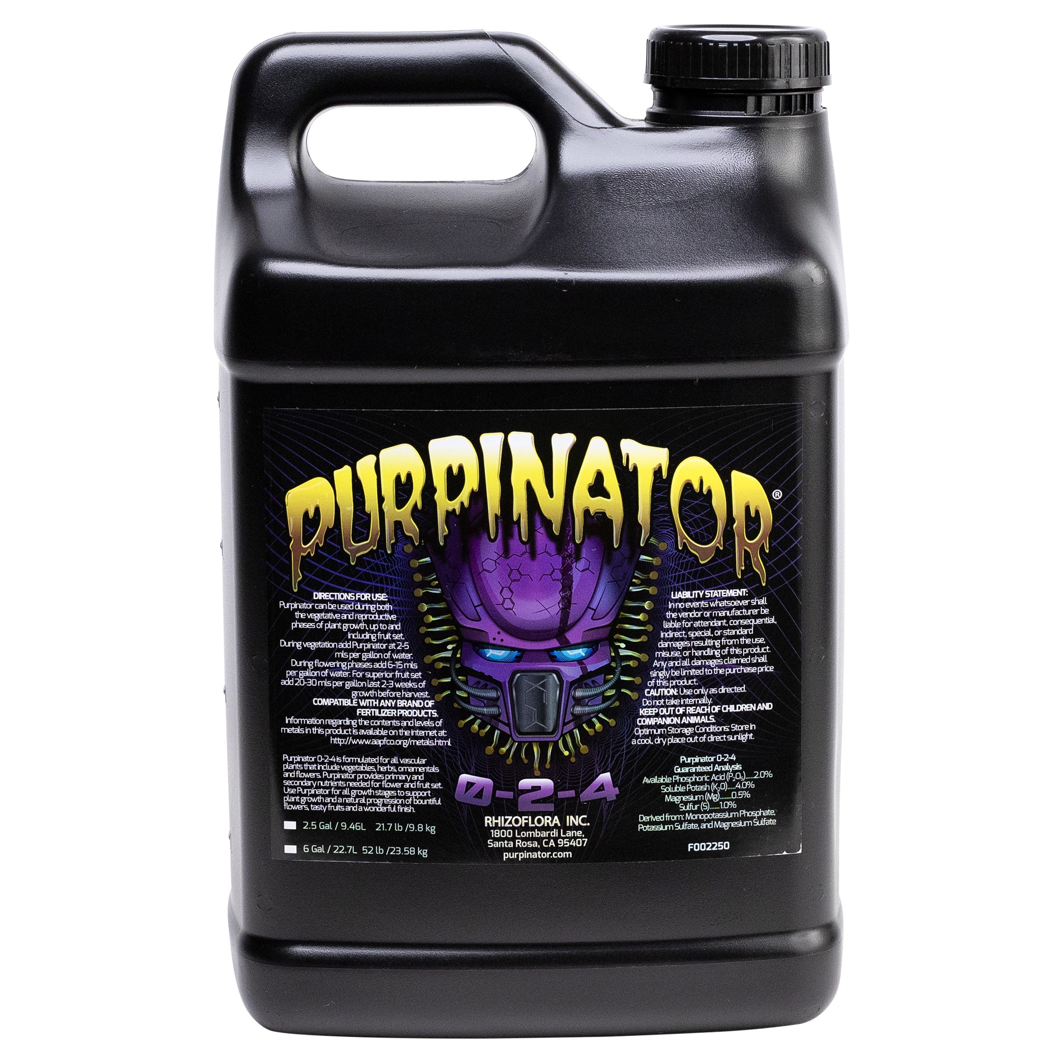 General Hydroponics 2.5gal Purpinator — Single Unit