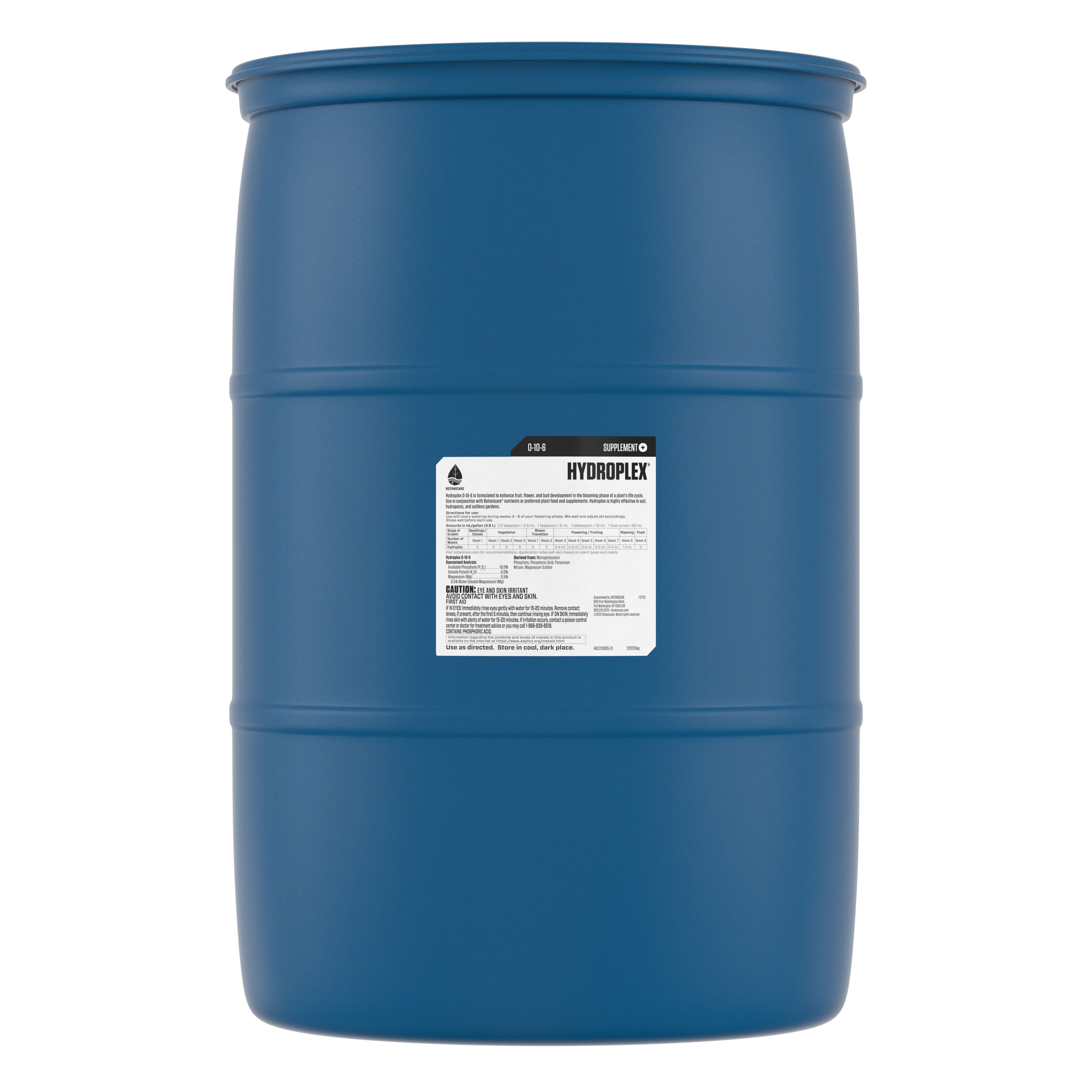 Botanicare 55gal Hydroplex Bloom 0-10-6 — Single Unit - Image 2