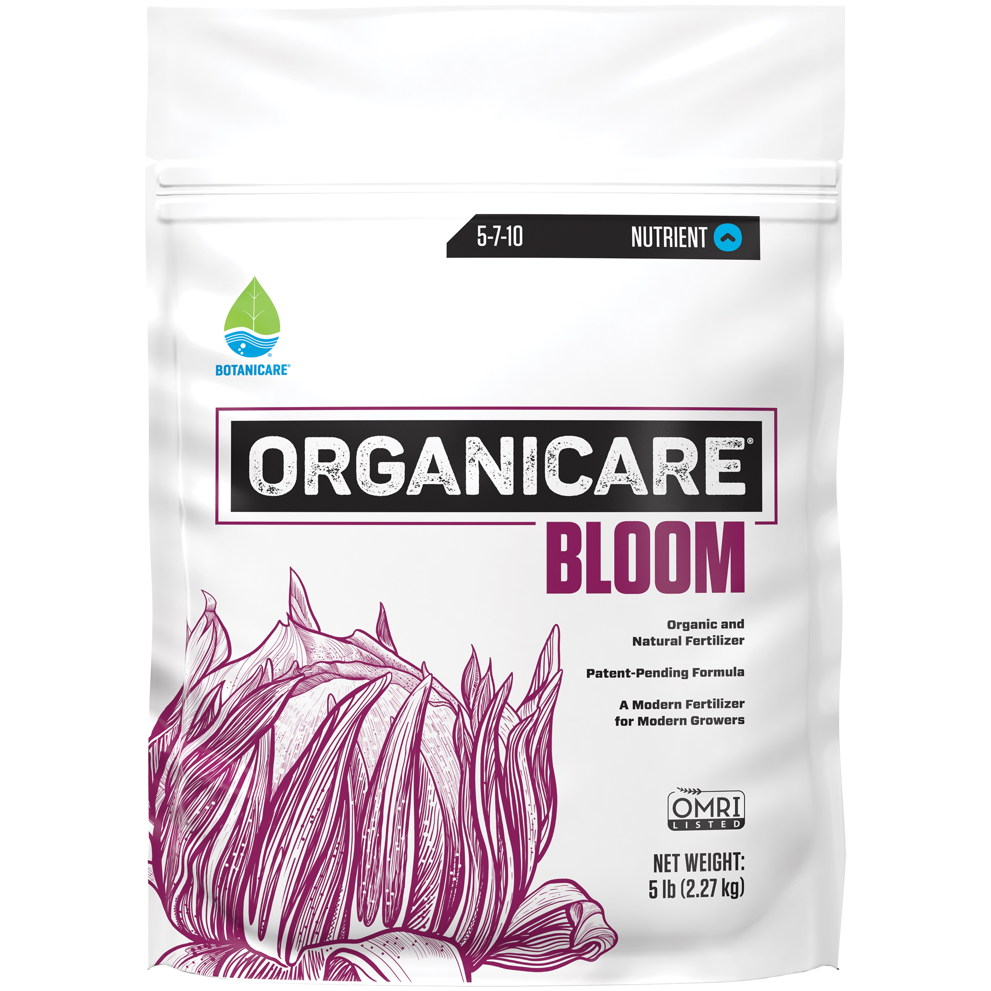 Botanicare 5# Organicare Bloom 5-7-10 — Single Unit