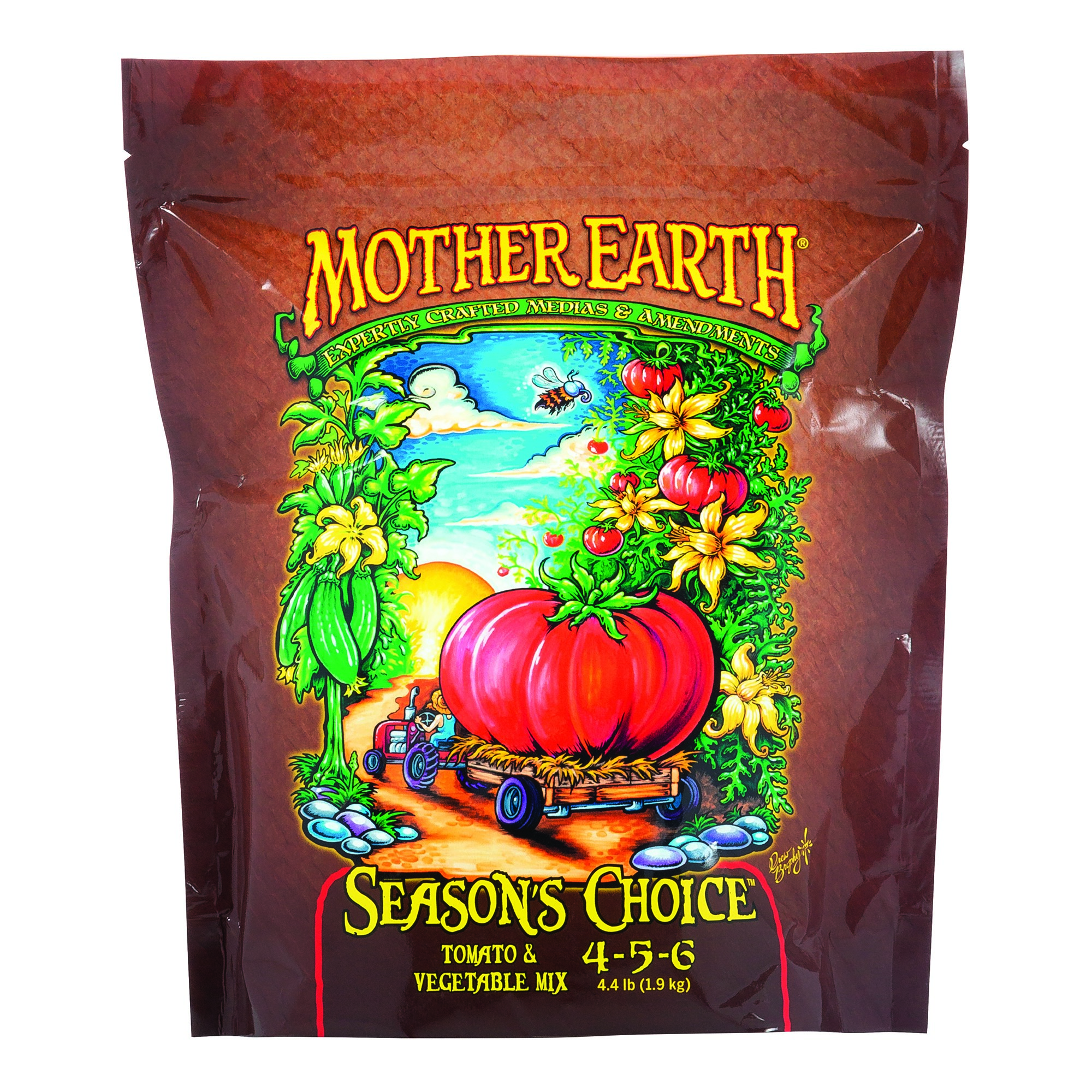 Mother Earth 4.4# Seasons Choice Tomato & Vegetable Mix 4-5-6 — Single Unit