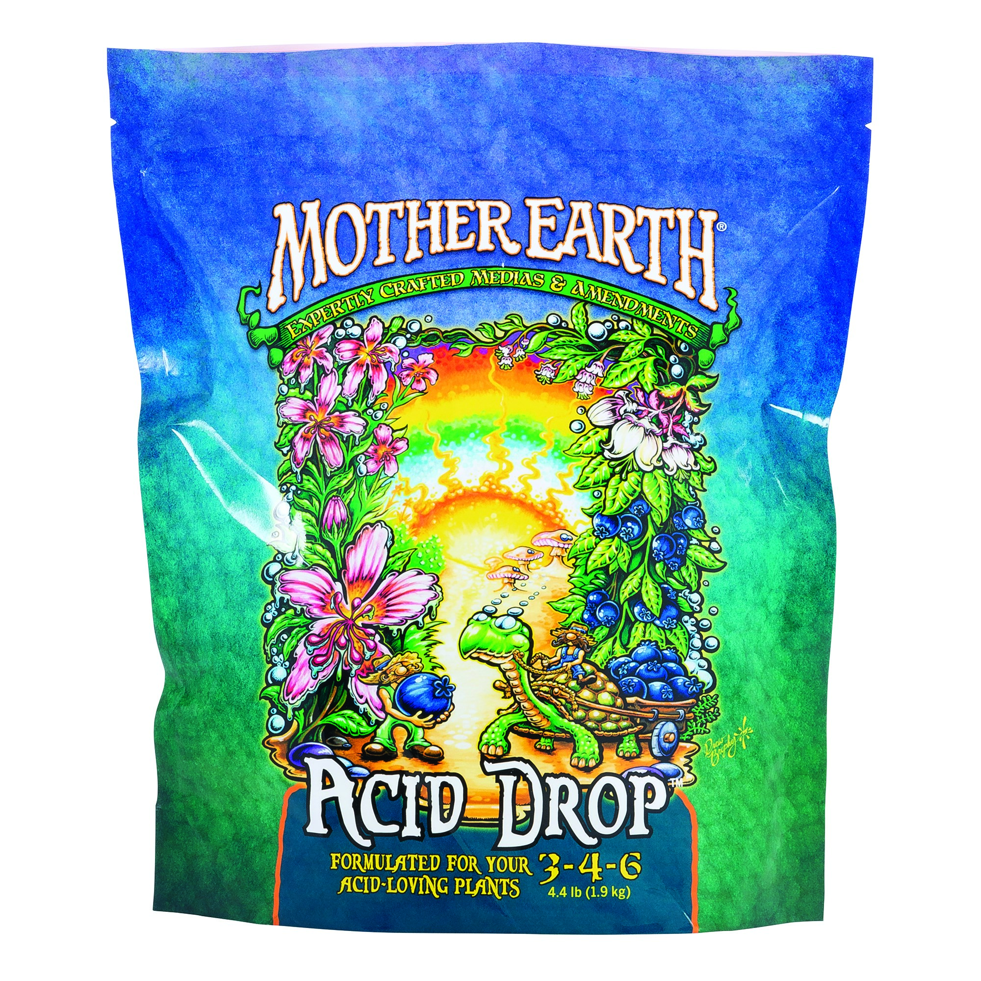 Mother Earth 4.4# Acid Drop For Acid Loving Plants 3-4-6 — Single Unit