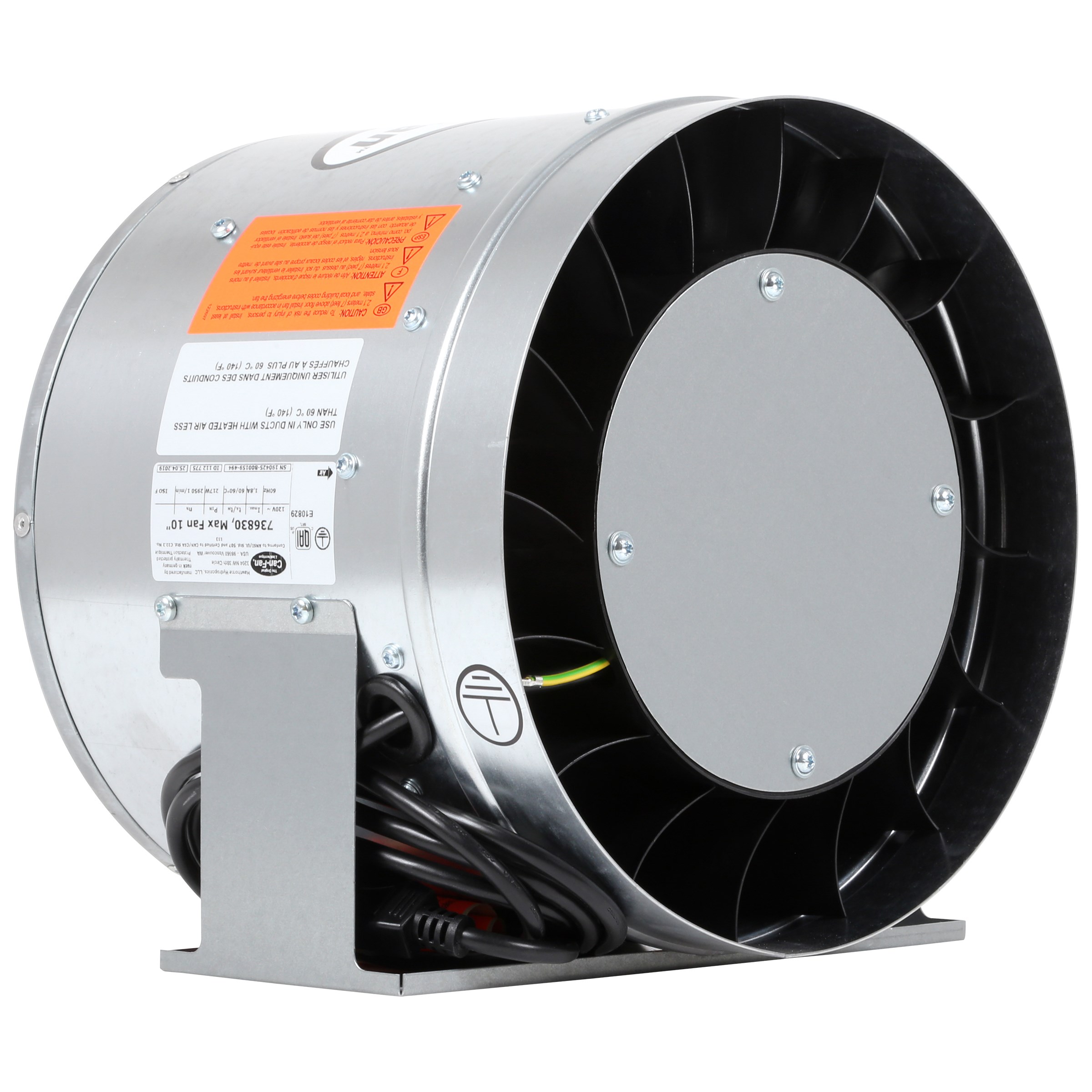 Can-Fan 10in Max Fan 1019 CFM — Single Unit - Image 2