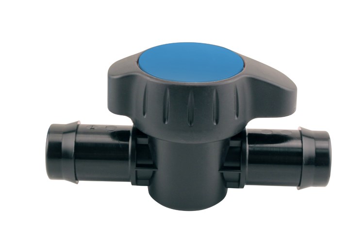 Hydro Flow 3/4in Premium Barbed Ball Valve in Display Box — Single Unit