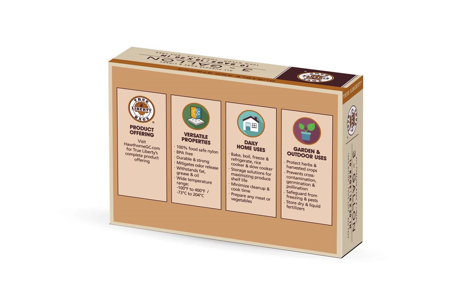 True Liberty 10pk 3gal Bags 18in x 20in — Single Unit - Image 2
