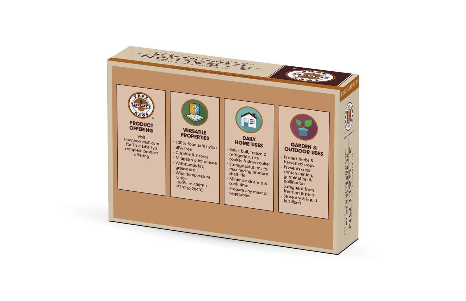 True Liberty 25pk 3gal Bags 18in x 20in — Single Unit - Image 2